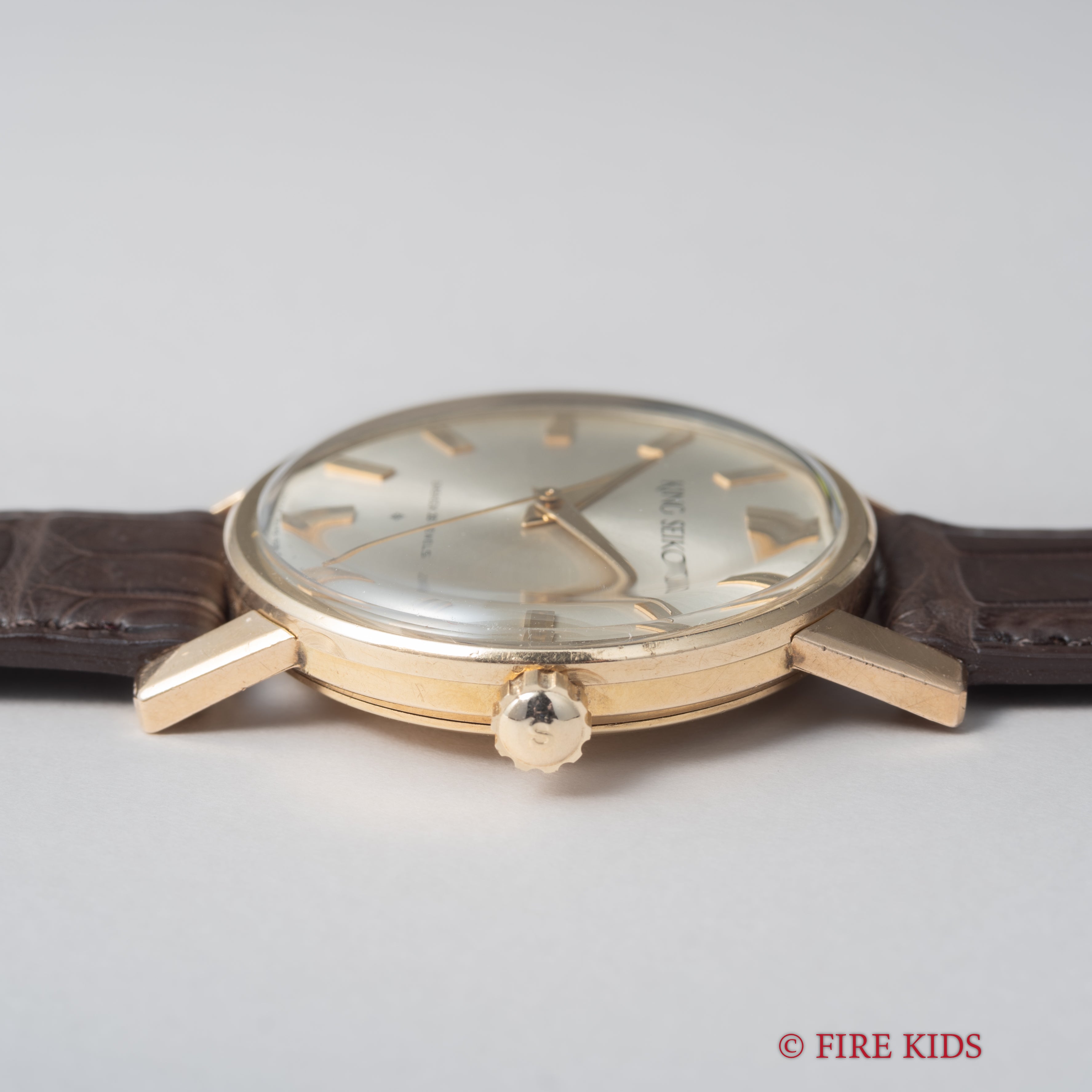 キングセイコーファーストモデル 1961年製 100ミクロン金張り Ref. J14102E KS SDダイヤル