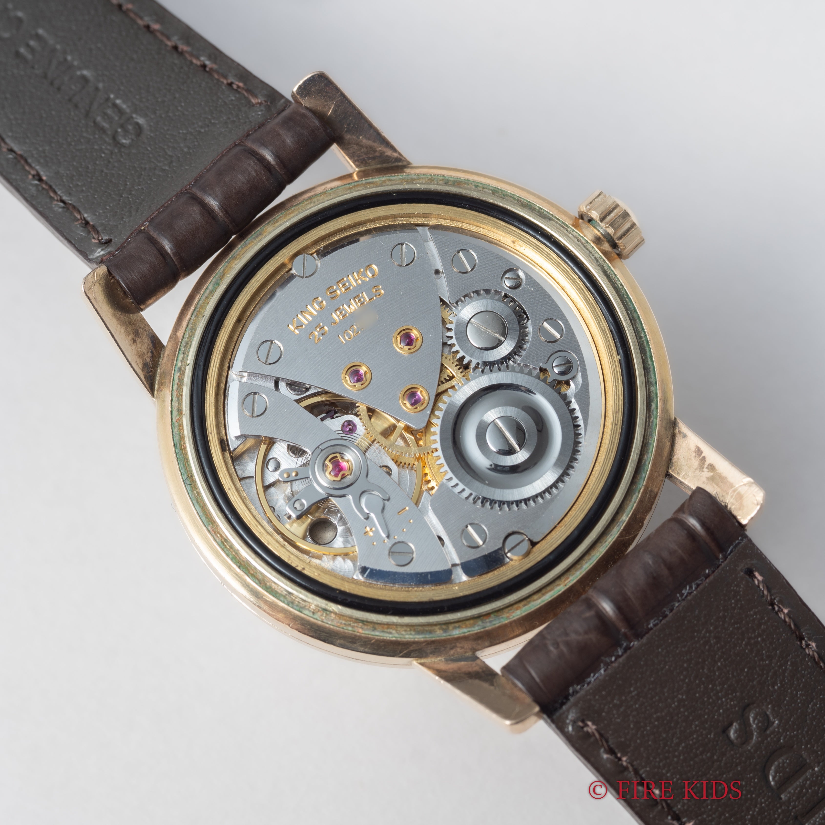 キングセイコーファーストモデル 1961年製 100ミクロン金張り Ref. J14102E KS SDダイヤル