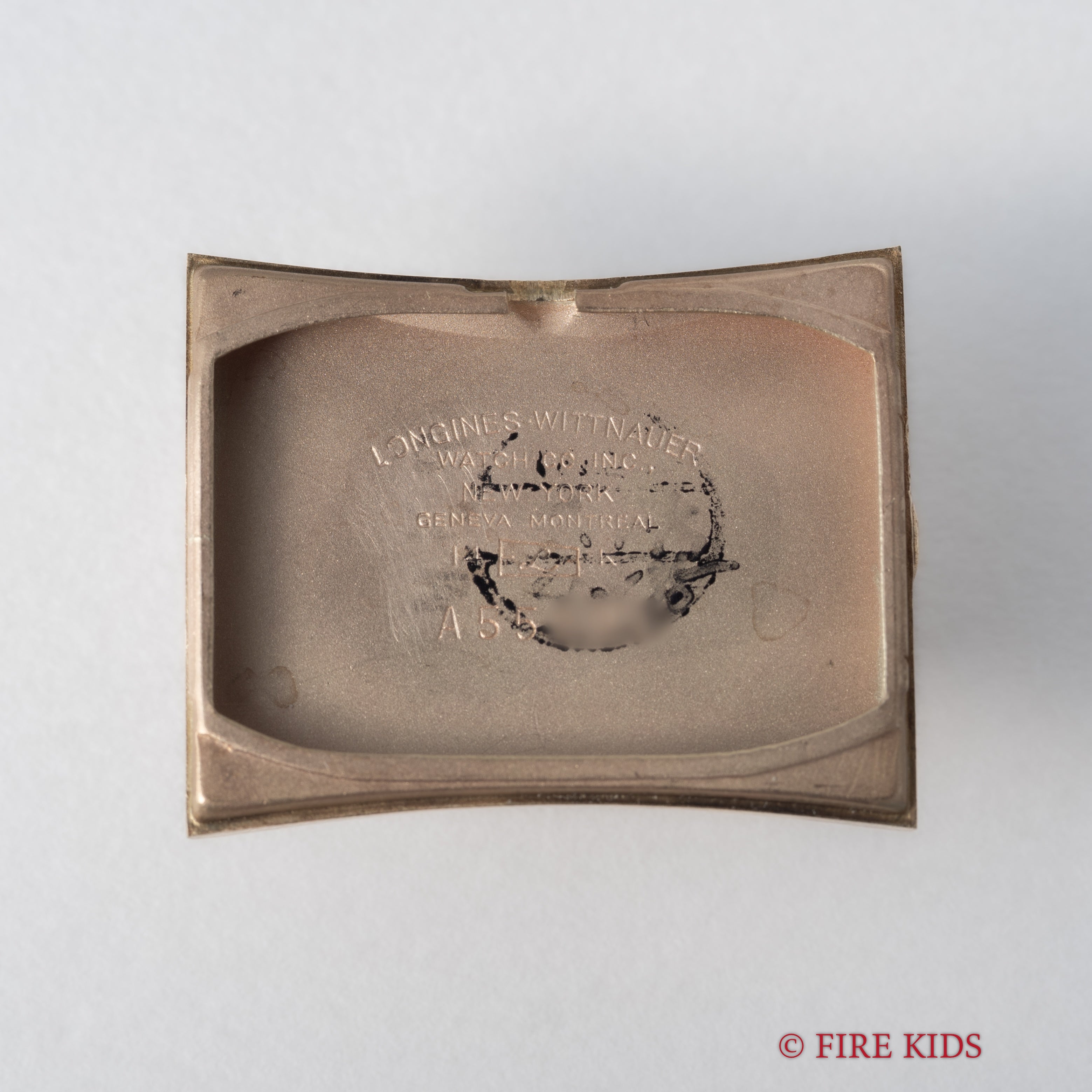 ロンジン 14金無垢 フレアードケース アワーグラス 手巻き 1952年刻印 Cal.9LT カットガラス