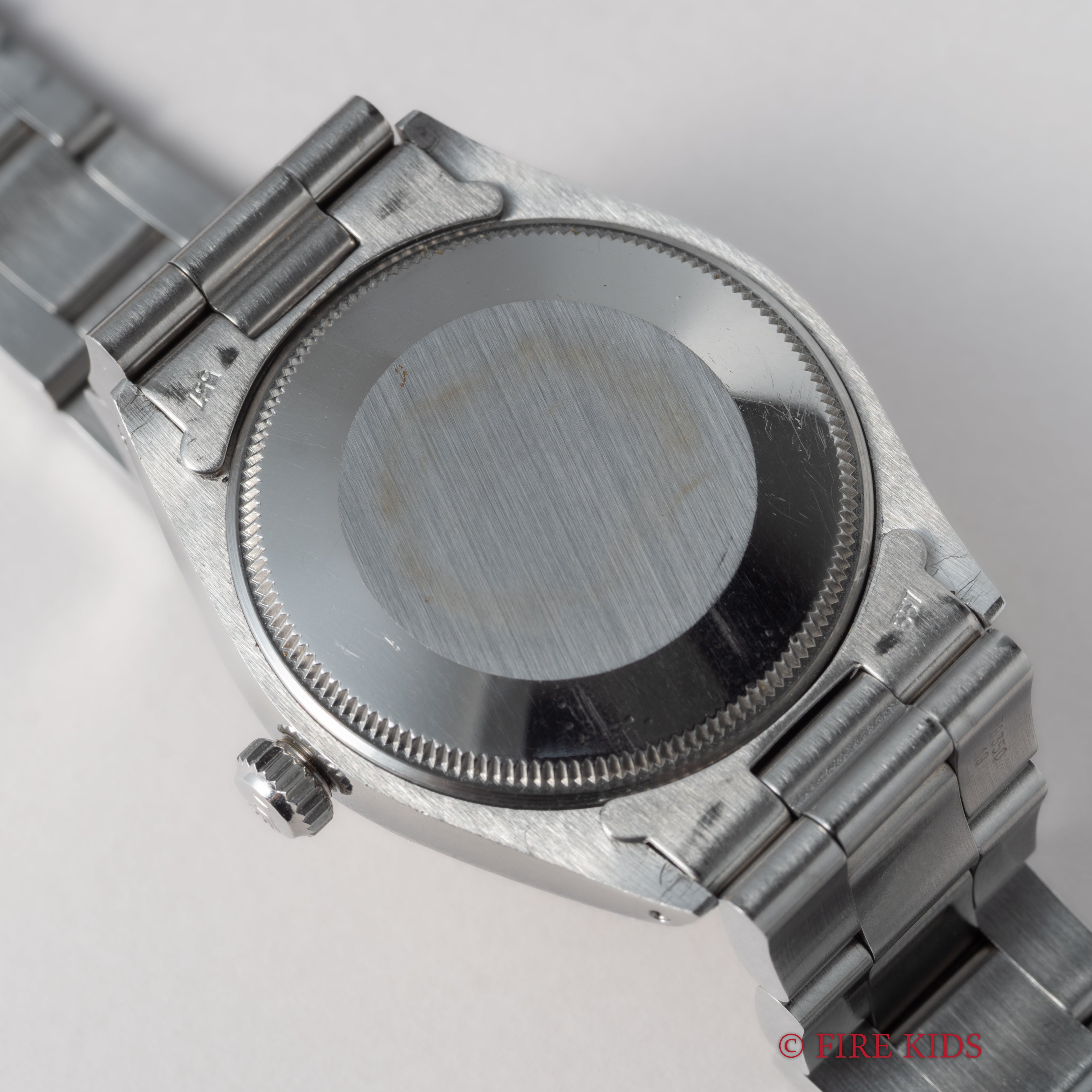 ロレックス エアキング 1983年製 シルバーダイヤル Ref.5500 自動巻ノンデイト 箱 ギャラ