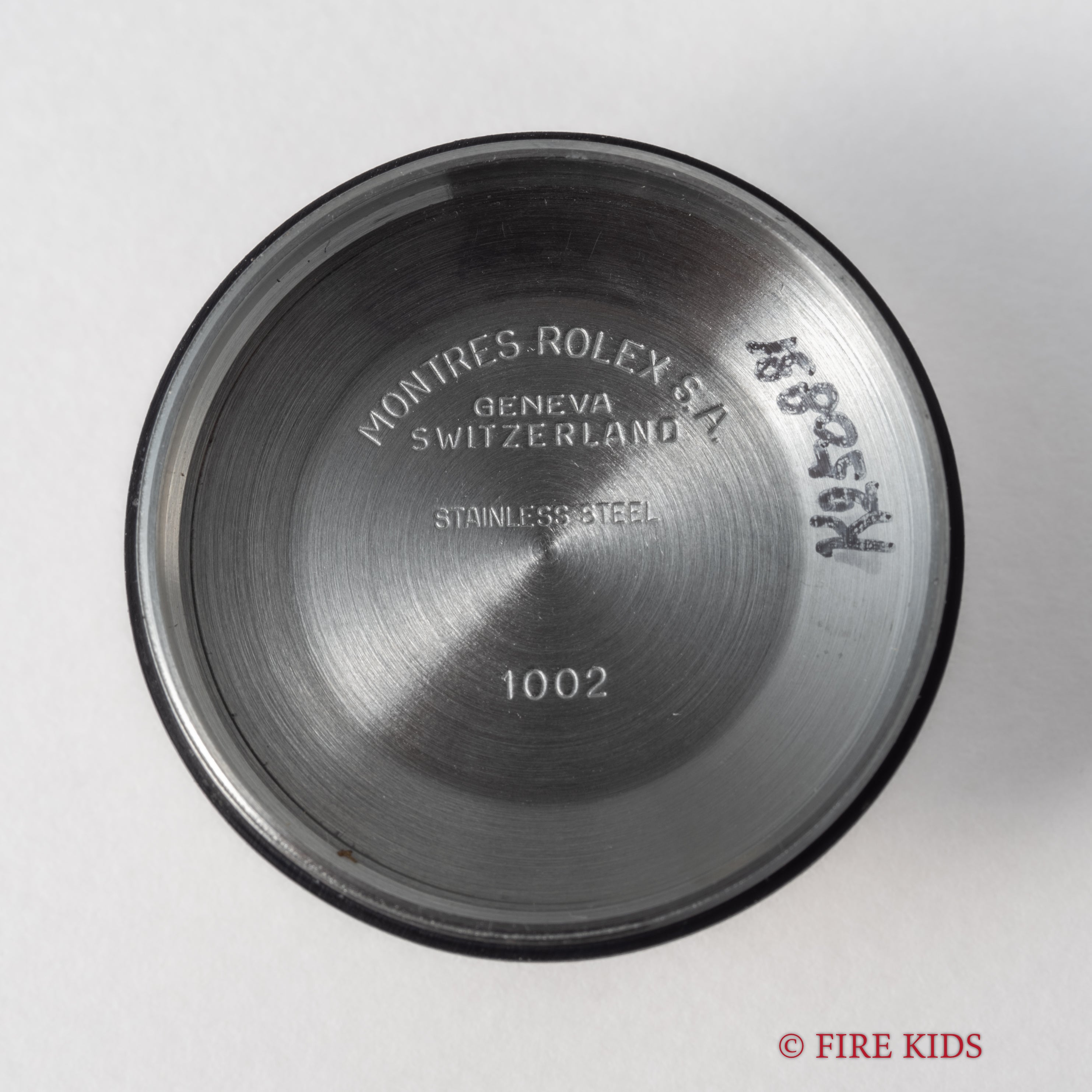 ロレックス エアキング 1983年製 シルバーダイヤル Ref.5500 自動巻ノンデイト 箱 ギャラ