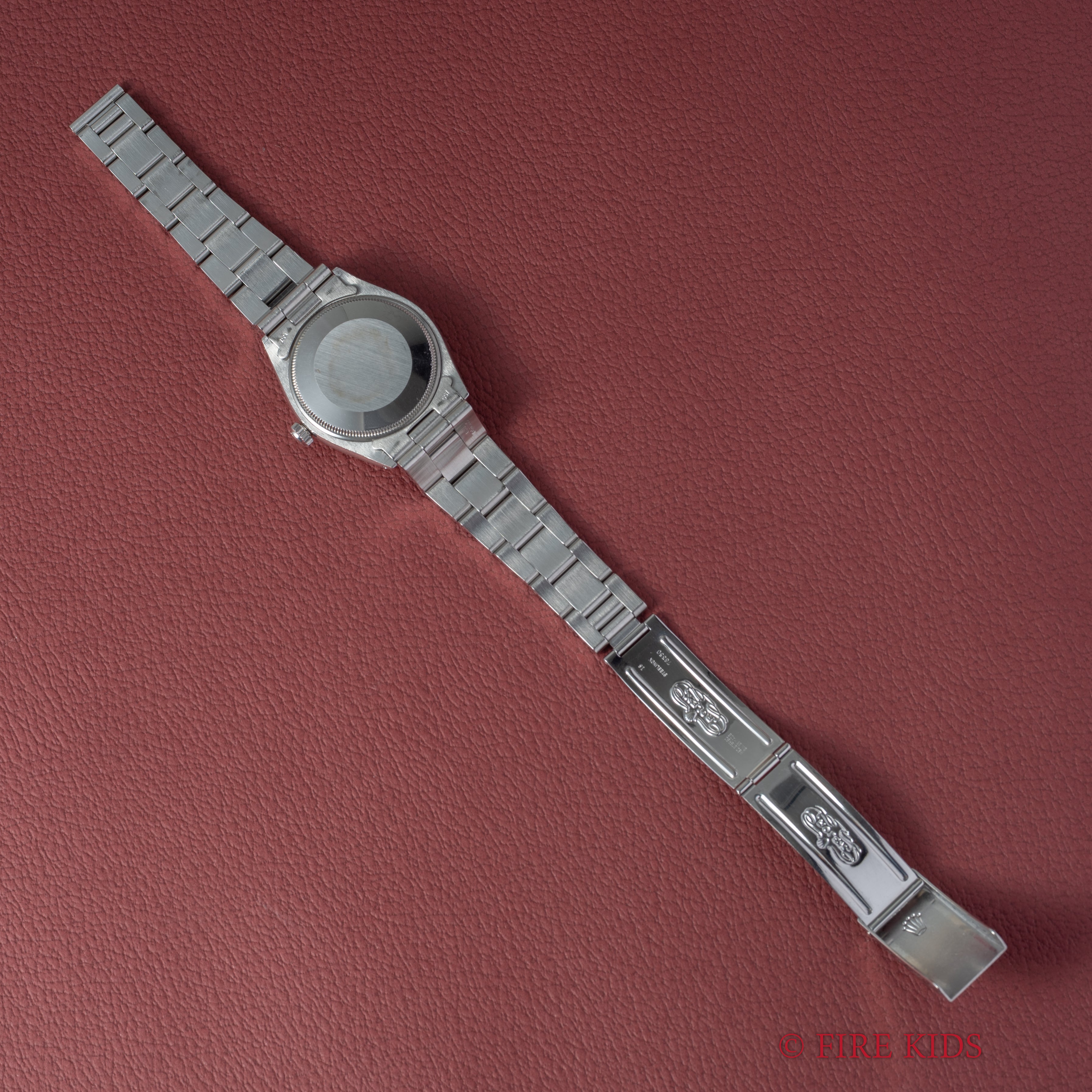 ロレックス エアキング 1983年製 シルバーダイヤル Ref.5500 自動巻ノンデイト 箱 ギャラ