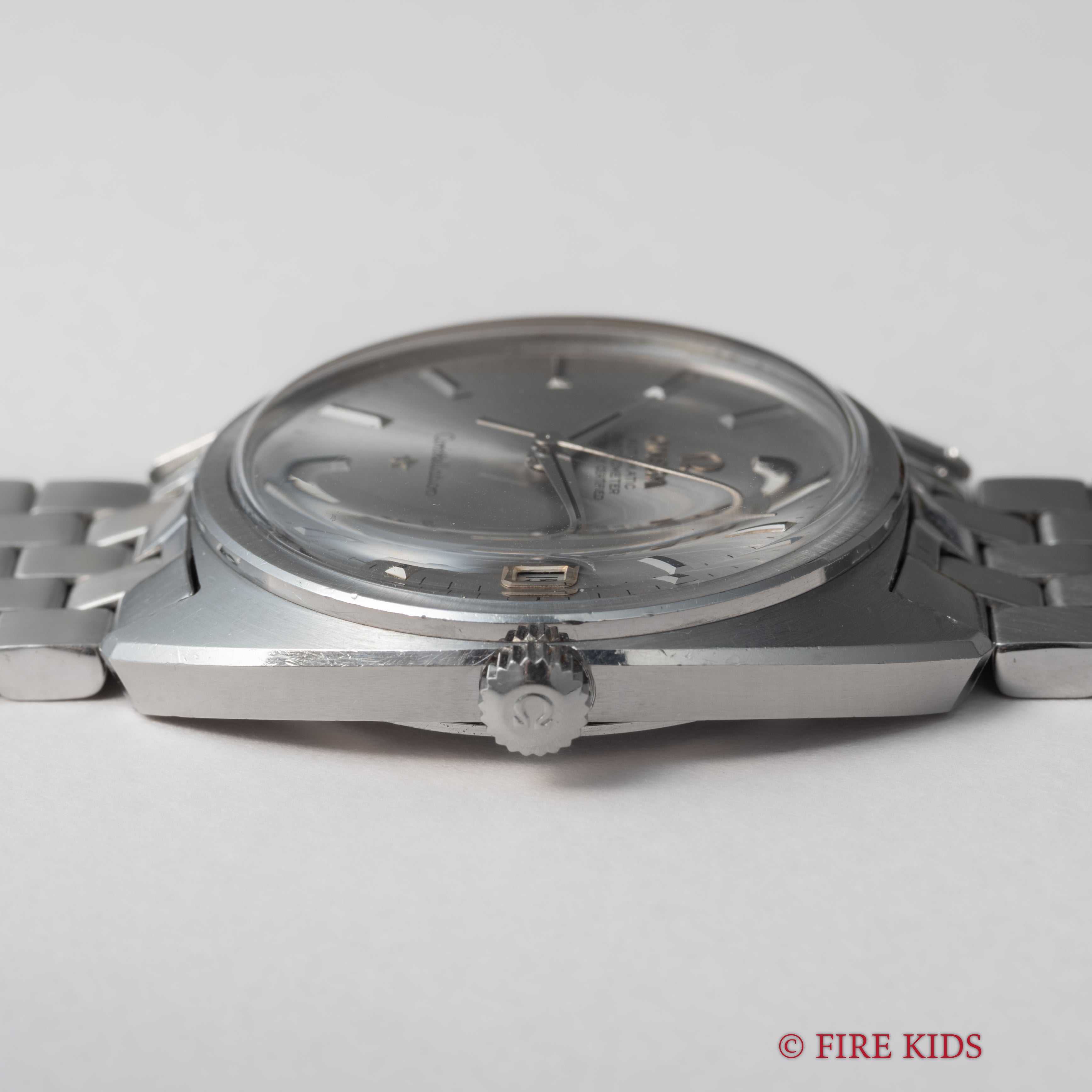 オメガ コンステレーション ジェンタ初期型 ドーフィンハンド1968年製 Ref.168.017 純正ステンレスブレス