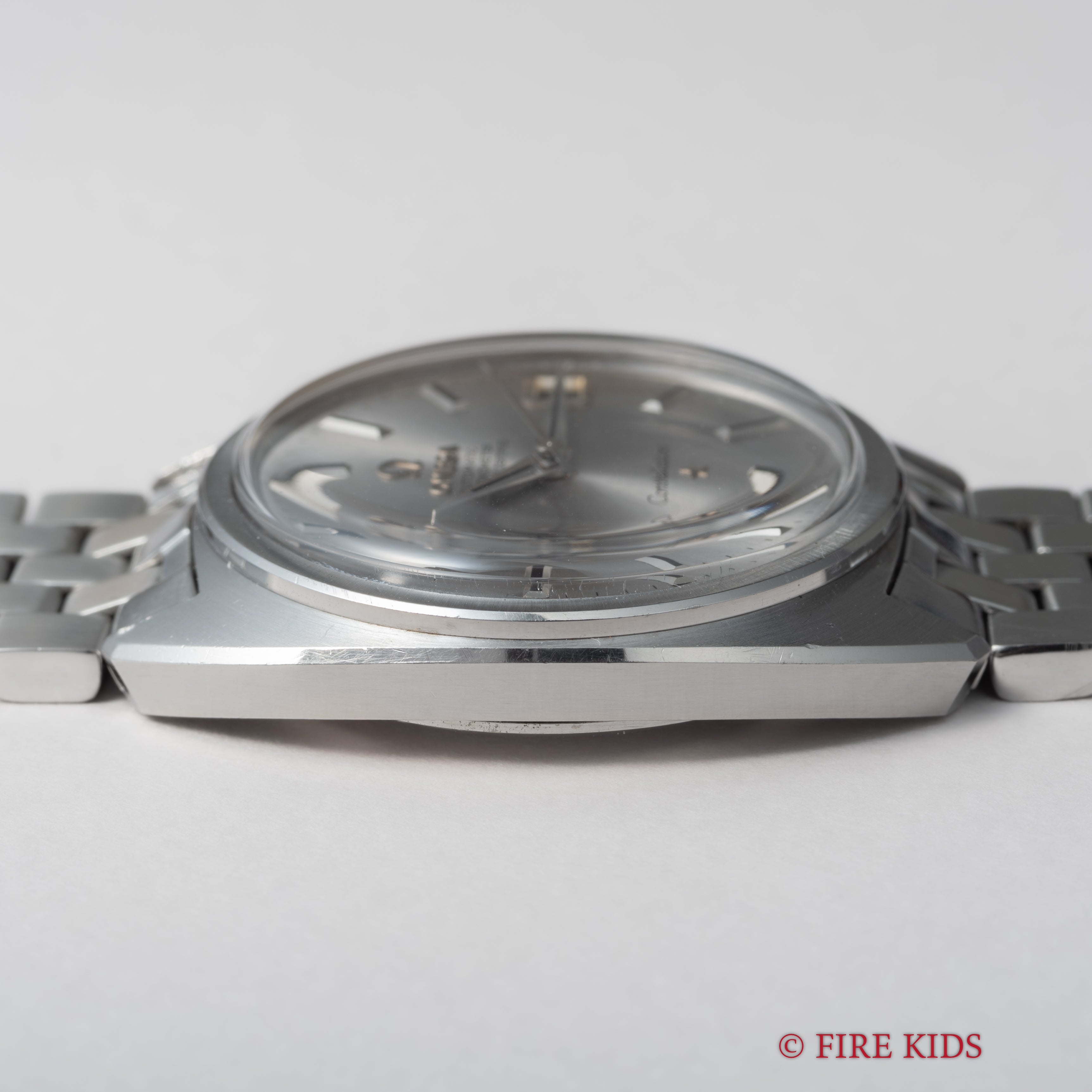 オメガ コンステレーション ジェンタ初期型 ドーフィンハンド1968年製 Ref.168.017 純正ステンレスブレス