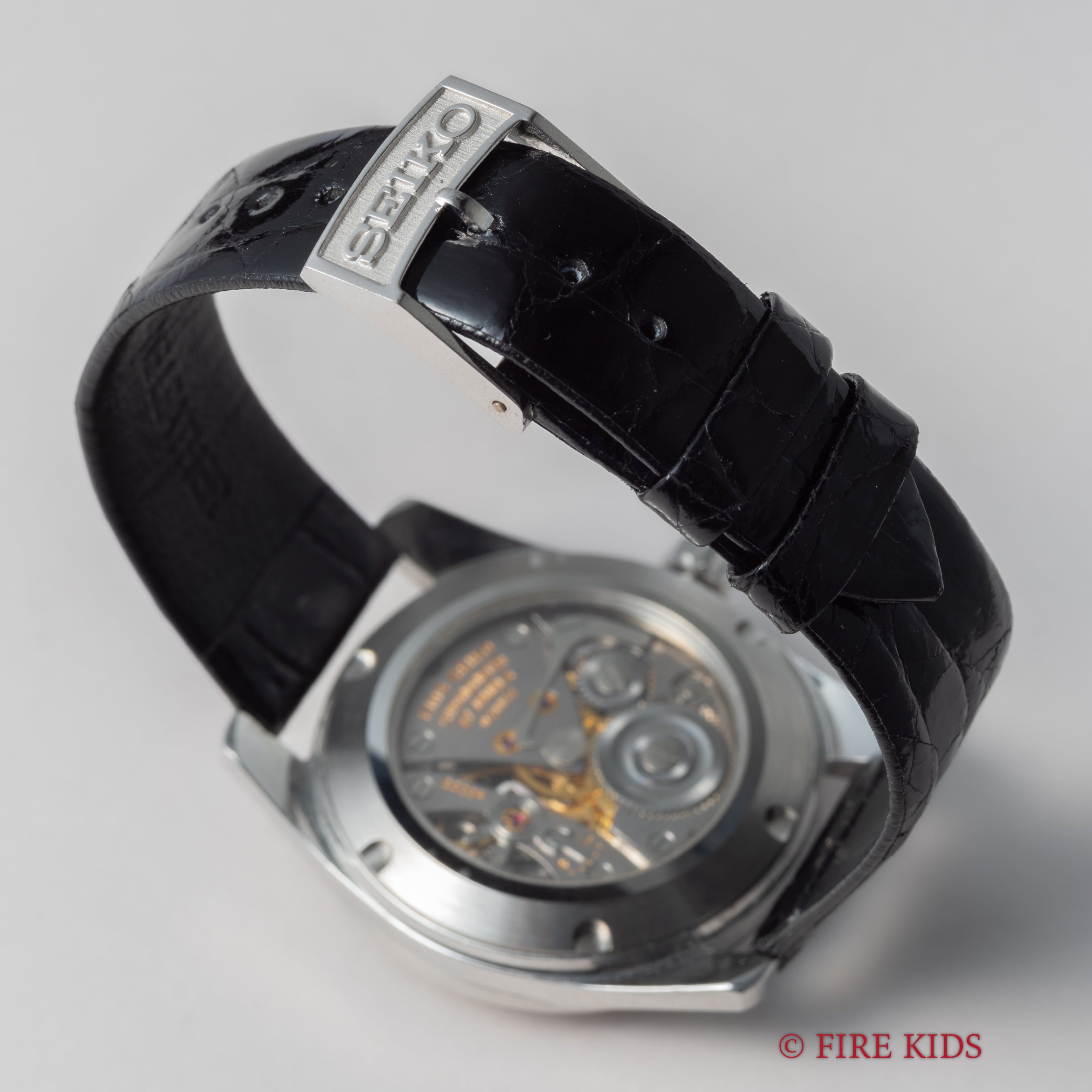 キングセイコー クロノメーター 後期 1965年製 Ref.4420-9990 獅子メダル ロービート手巻き 裏スケ 純正裏蓋、純正尾錠付き