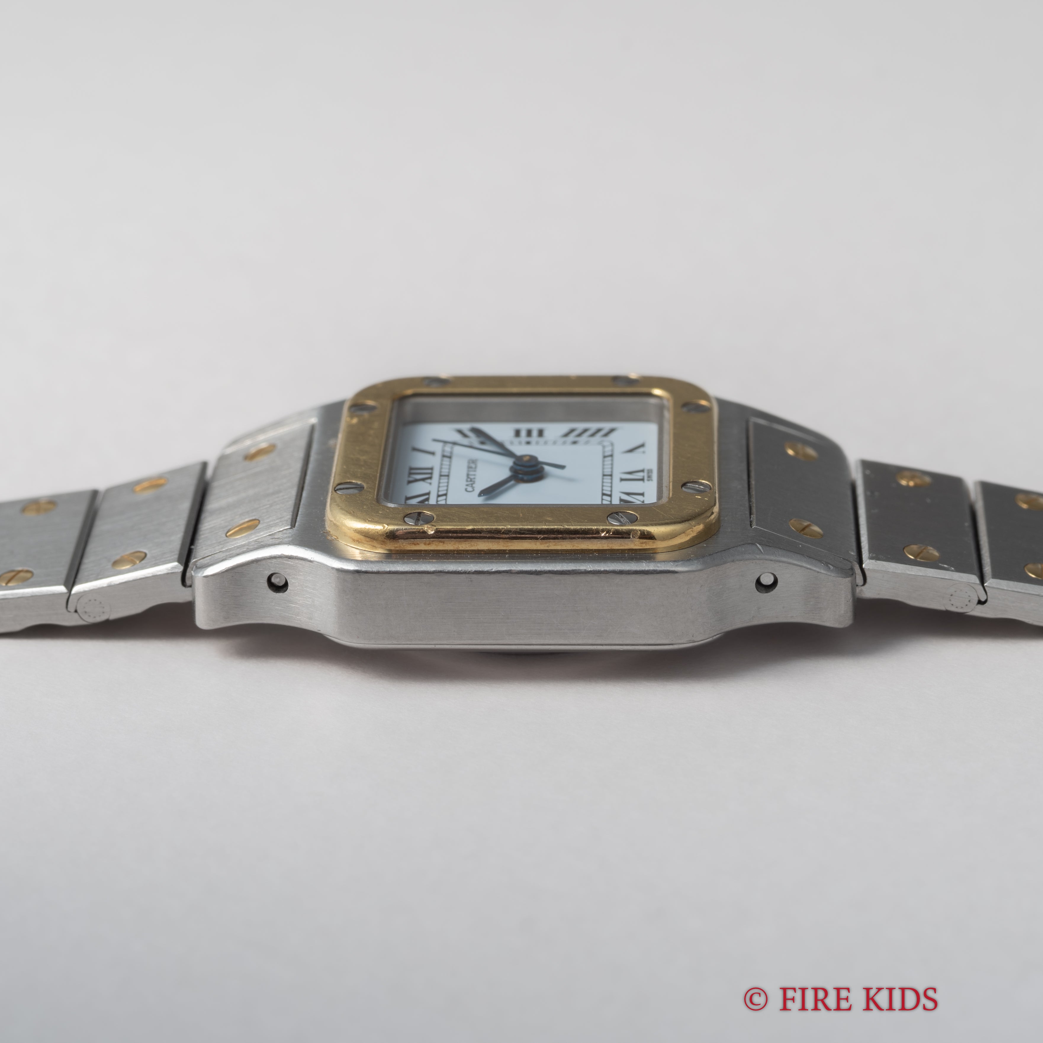 カルティエ サントス コンビ 1980年代製 Ref.0902 SMサイズ 自動巻き ギャラ付き