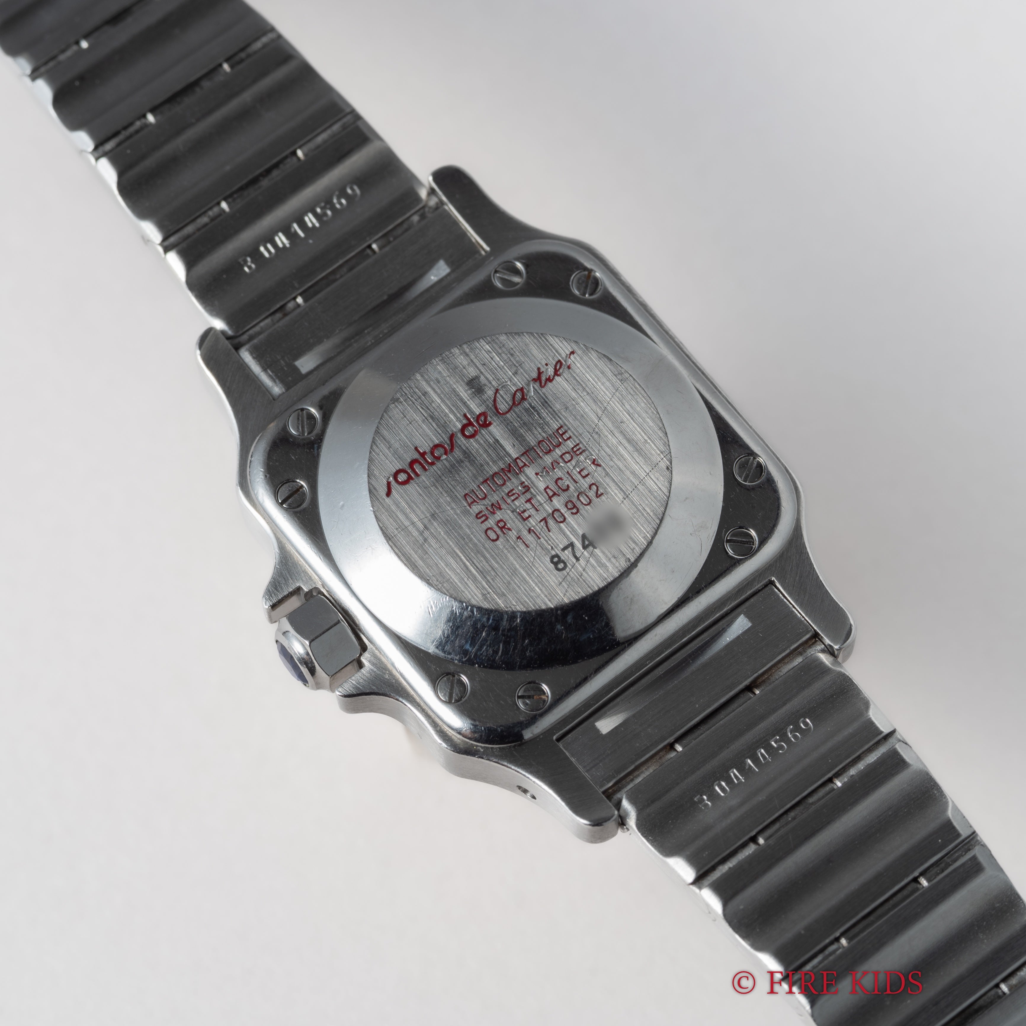 カルティエ サントス コンビ 1980年代製 Ref.0902 SMサイズ 自動巻き ギャラ付き