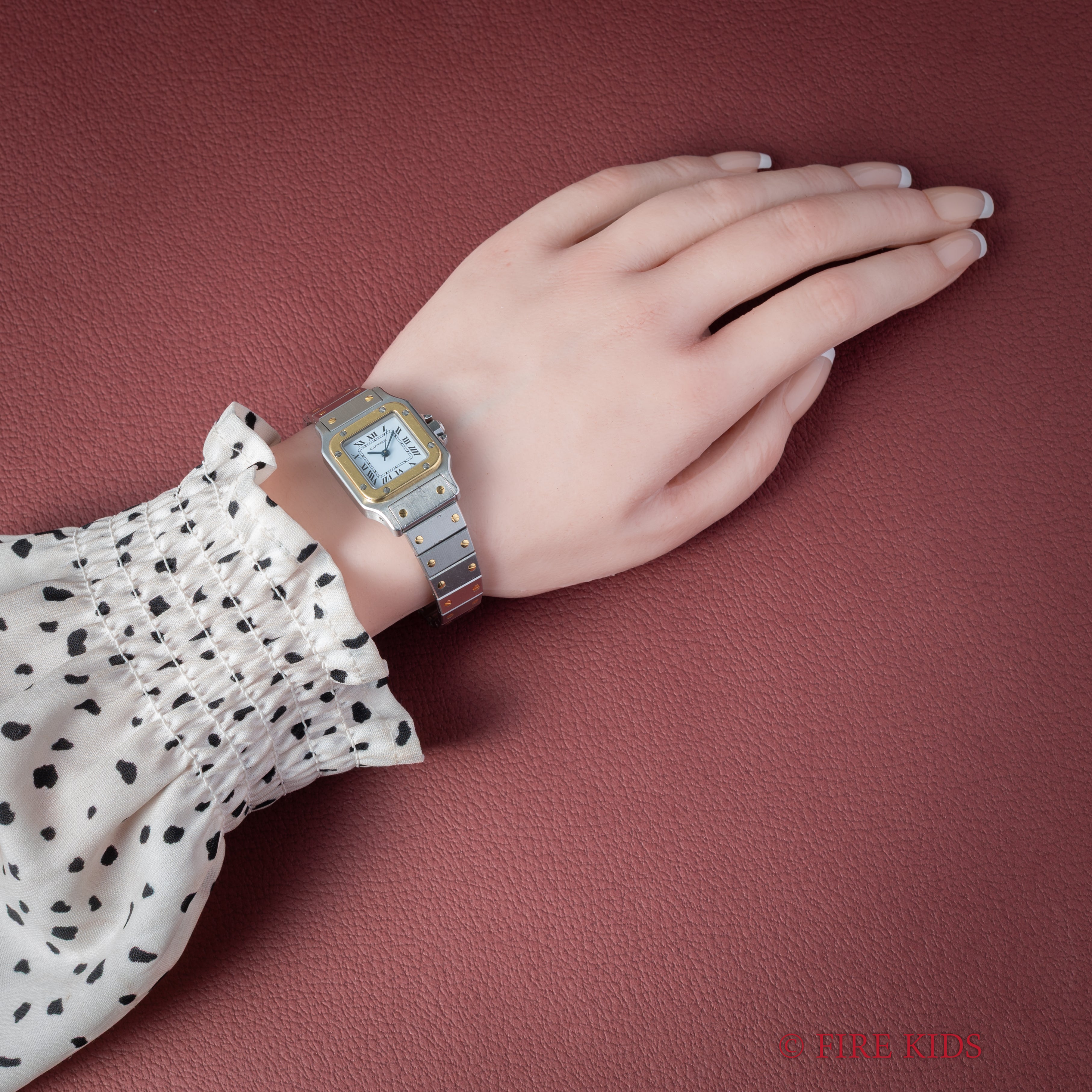 カルティエ サントス コンビ 1980年代製 Ref.0902 SMサイズ 自動巻き ギャラ付き