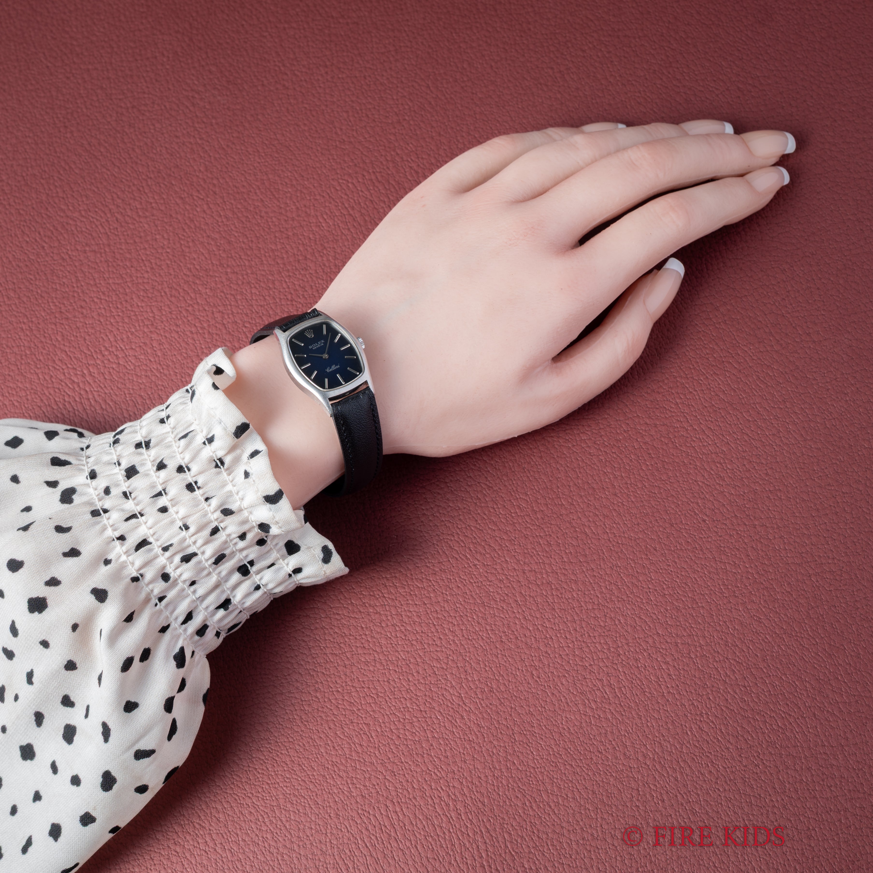 ロレックス レディースチェリーニ 1973年製 Ref.3803 18金無垢 ホワイトゴールド 純正王冠尾錠