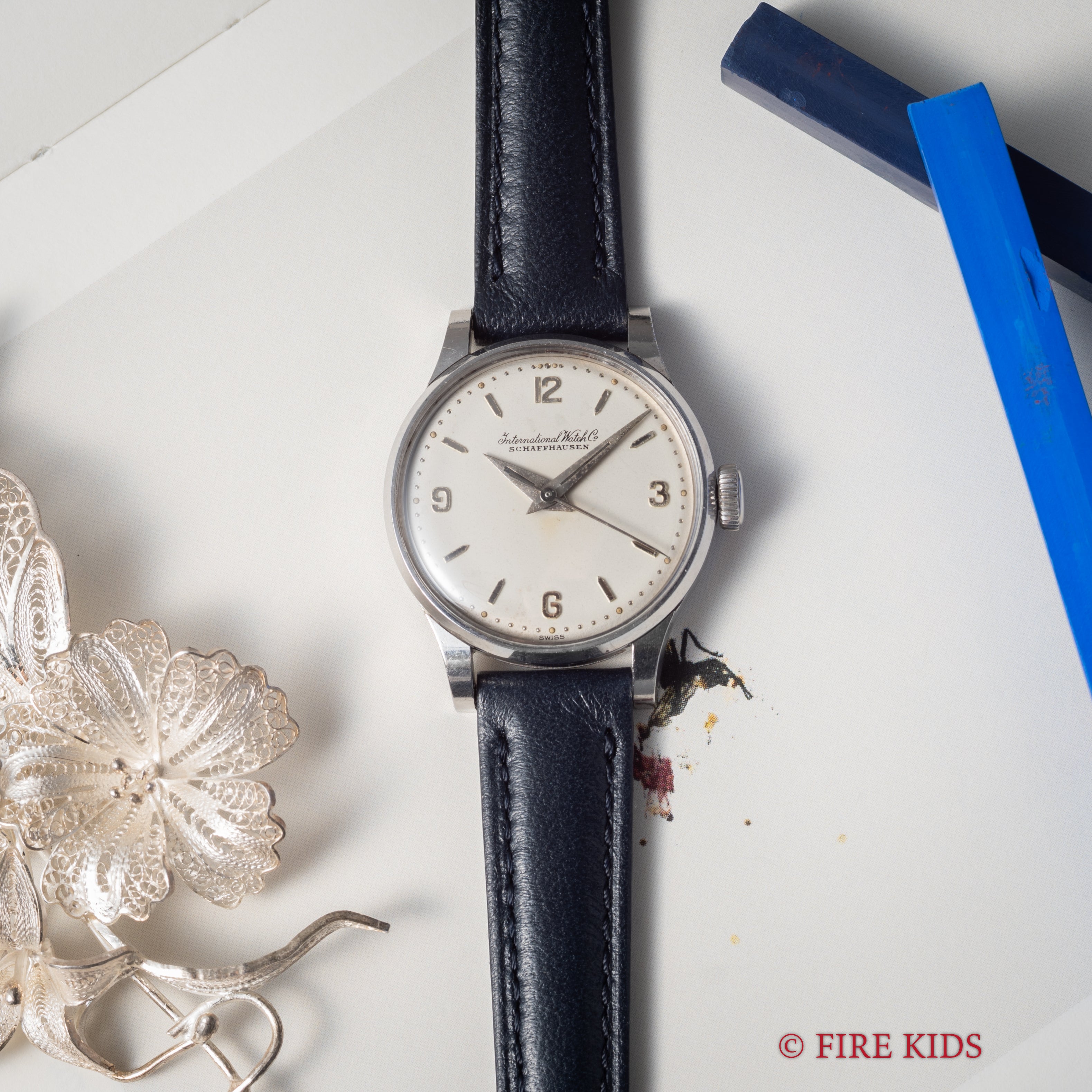 IWC レディース 飛びアラビア 手巻き 1957年製 Cal.401