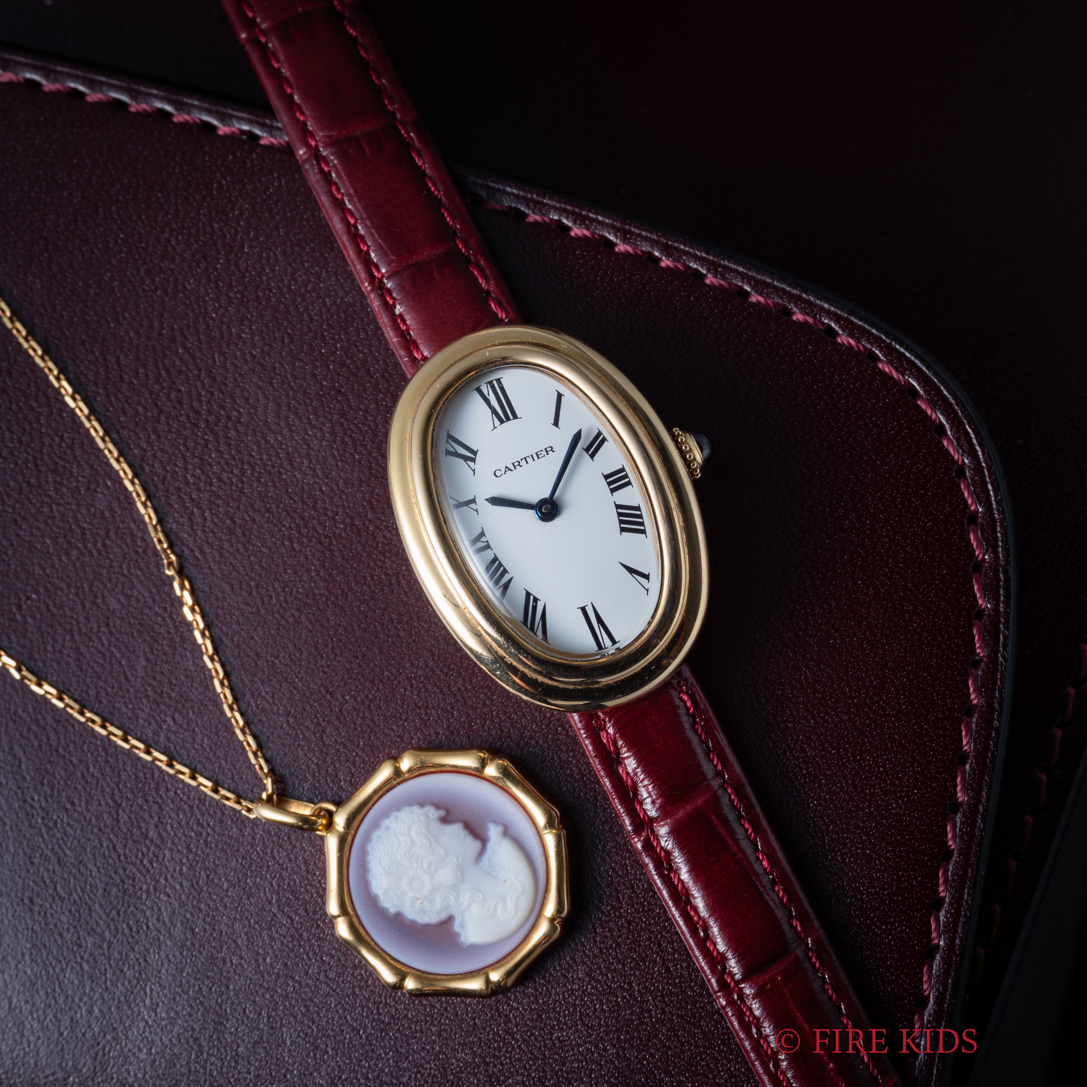 カルティエ 1980年代製 ベニュワール 手巻き Ref.78094 18金無垢