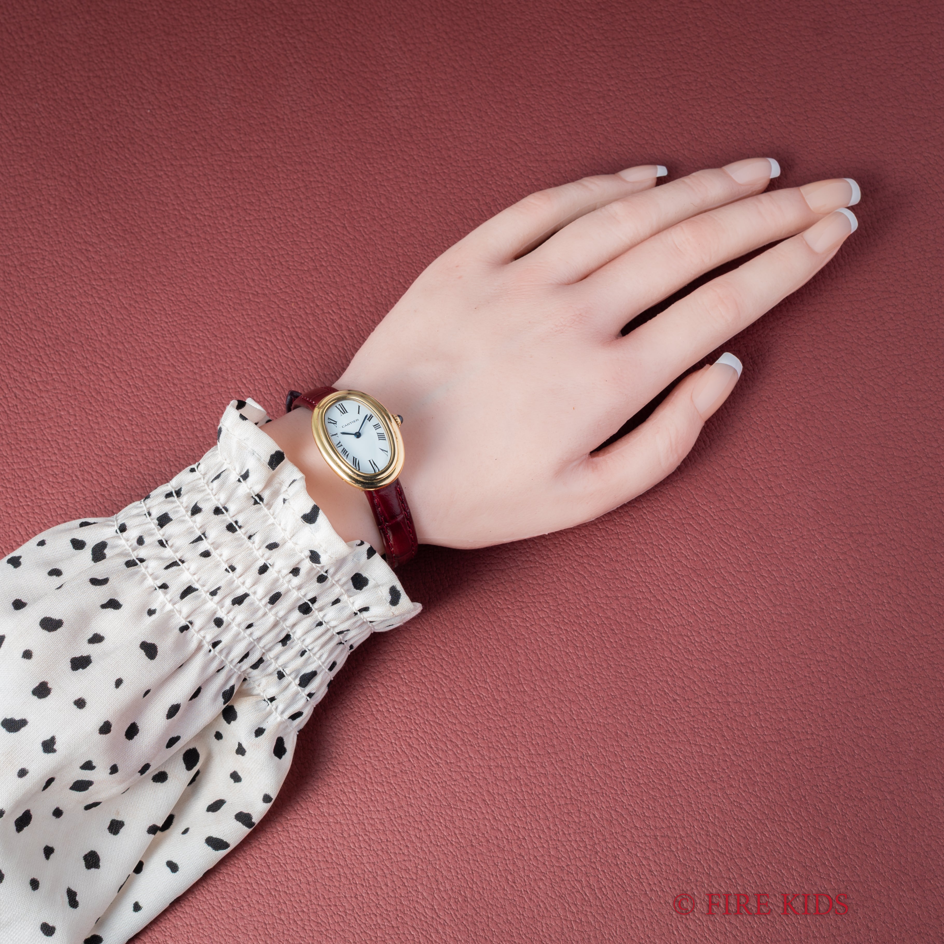 カルティエ 1980年代製 ベニュワール 手巻き Ref.78094 18金無垢イエローゴールド 純正金無垢尾錠付き