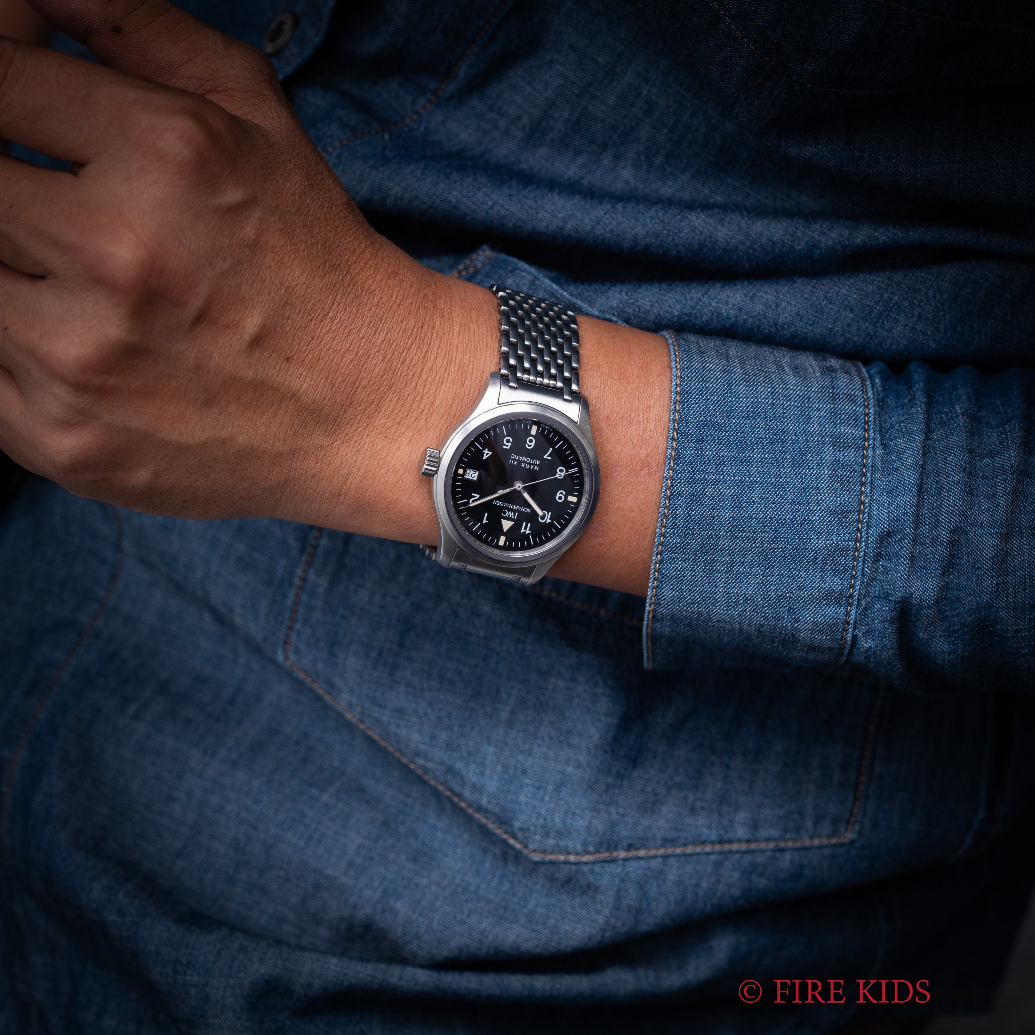 IWC マーク12 1995年製 Cal.884/2 Ref.3241 自動巻き 純正ブレス ギャランティカード付き