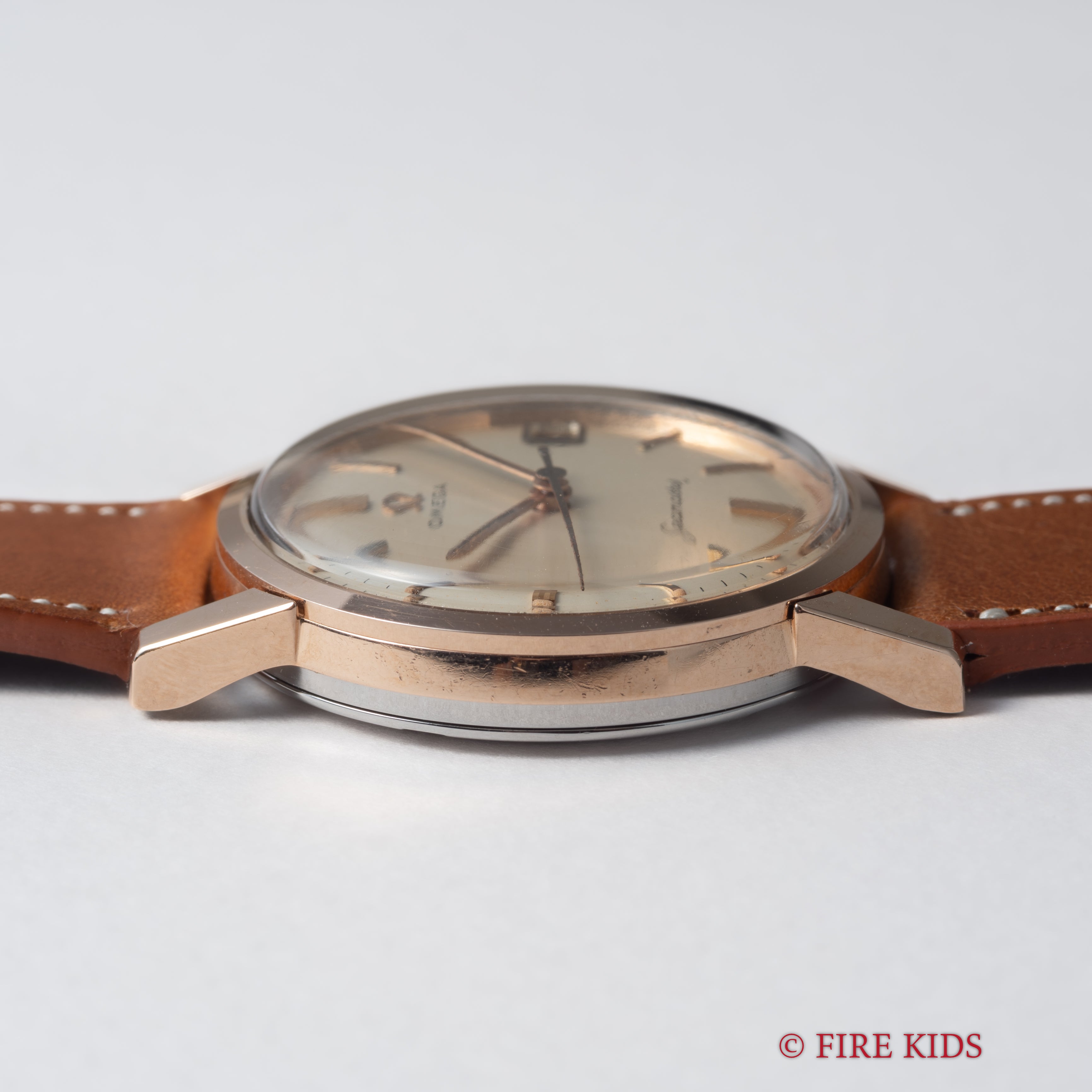 オメガ シーマスター PGFケース Ref.14384 61SC 1961年製 Cal.610 手巻き 箱、純正尾錠、純正革ベルト付き