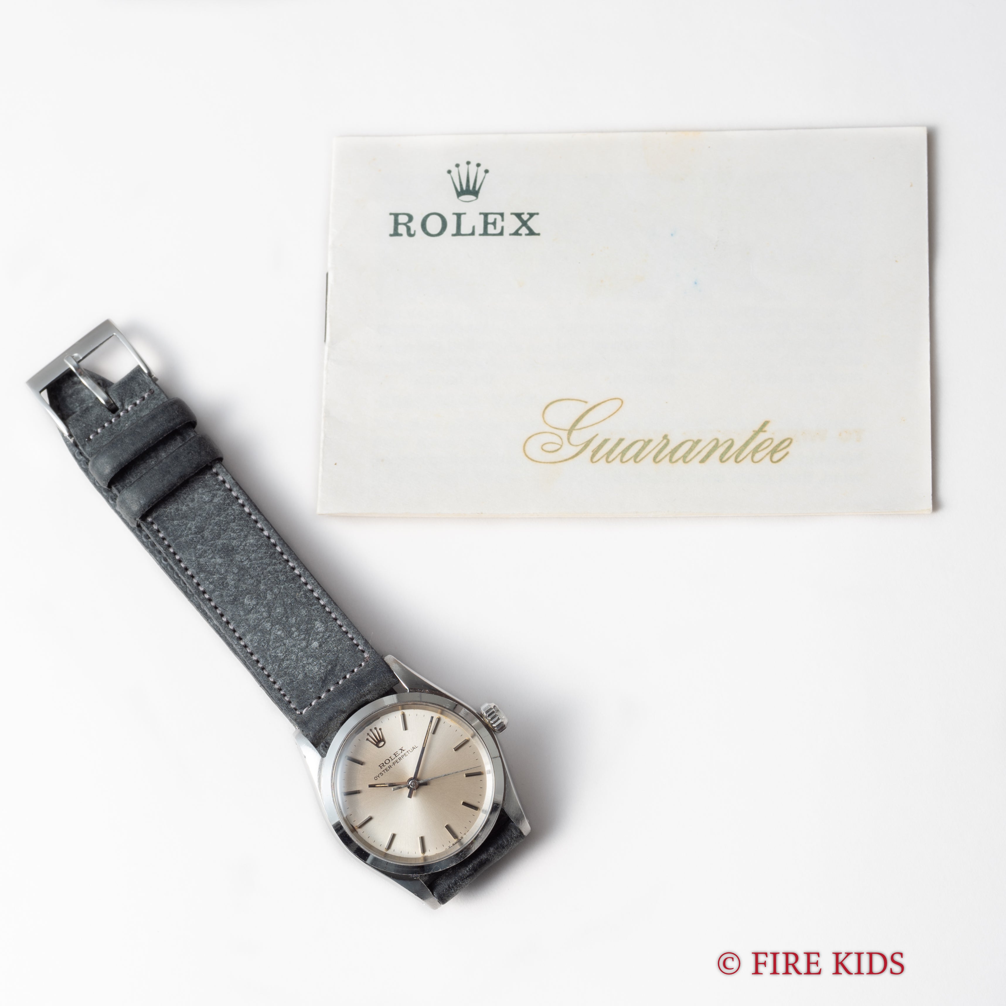 ロレックス オイスターパーペチュアル 1968年製 Ref.6548 シルバーダイヤル ボーイズ ギャラ付き