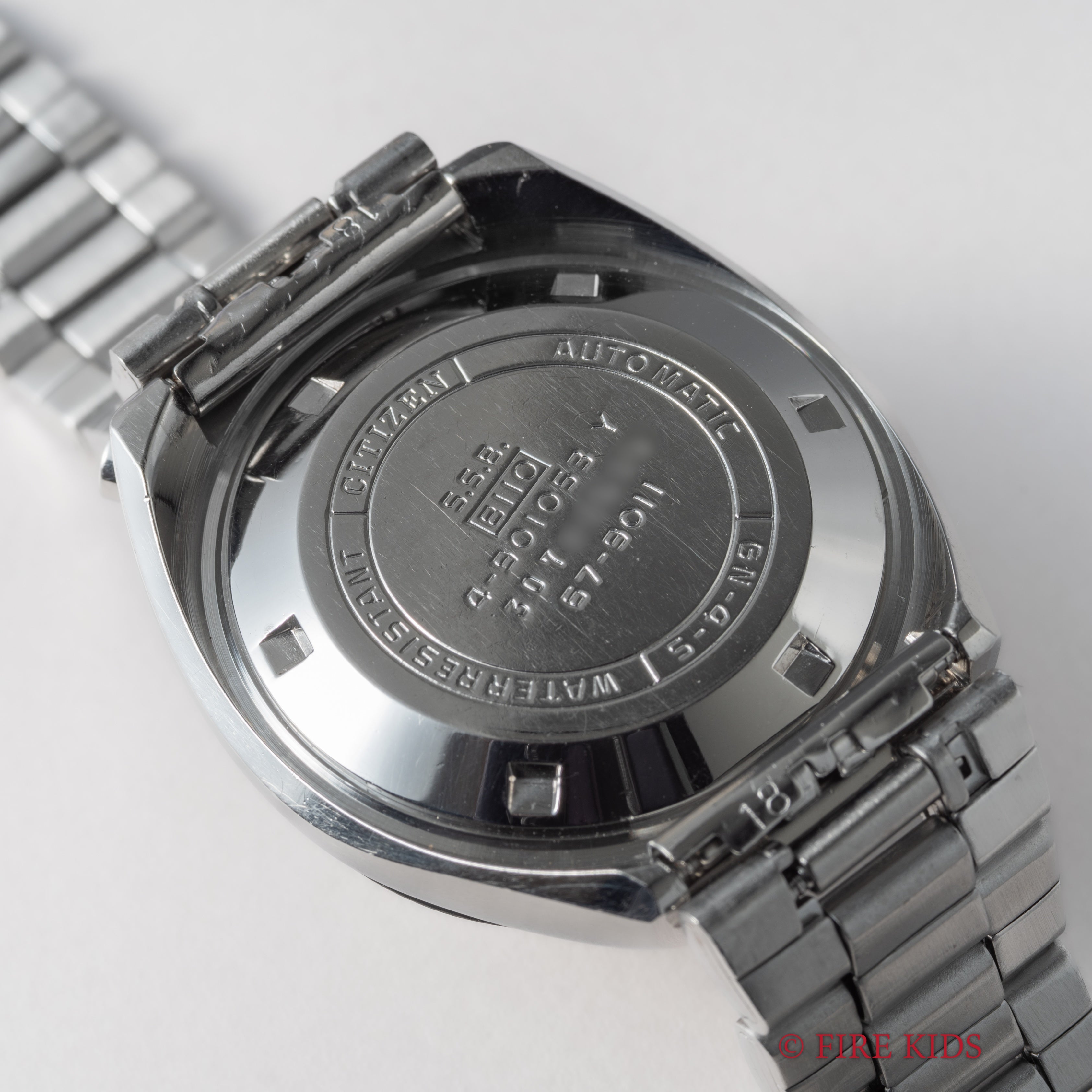 シチズン ツノクロノ チャレンジタイマー 1973年製 自動巻きクロノグラフ 社外ブレス