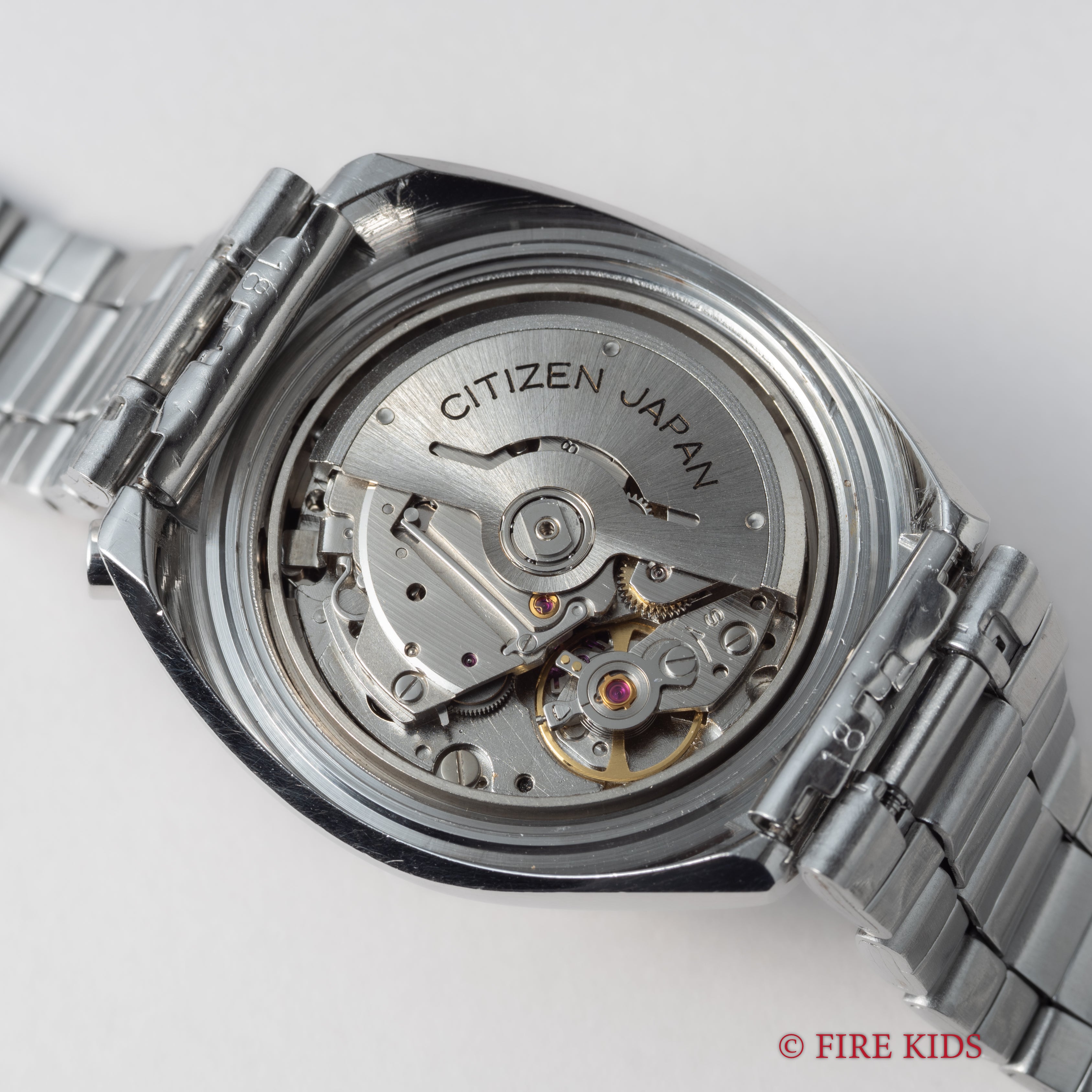 シチズン ツノクロノ チャレンジタイマー 1973年製 自動巻きクロノグラフ 社外ブレス