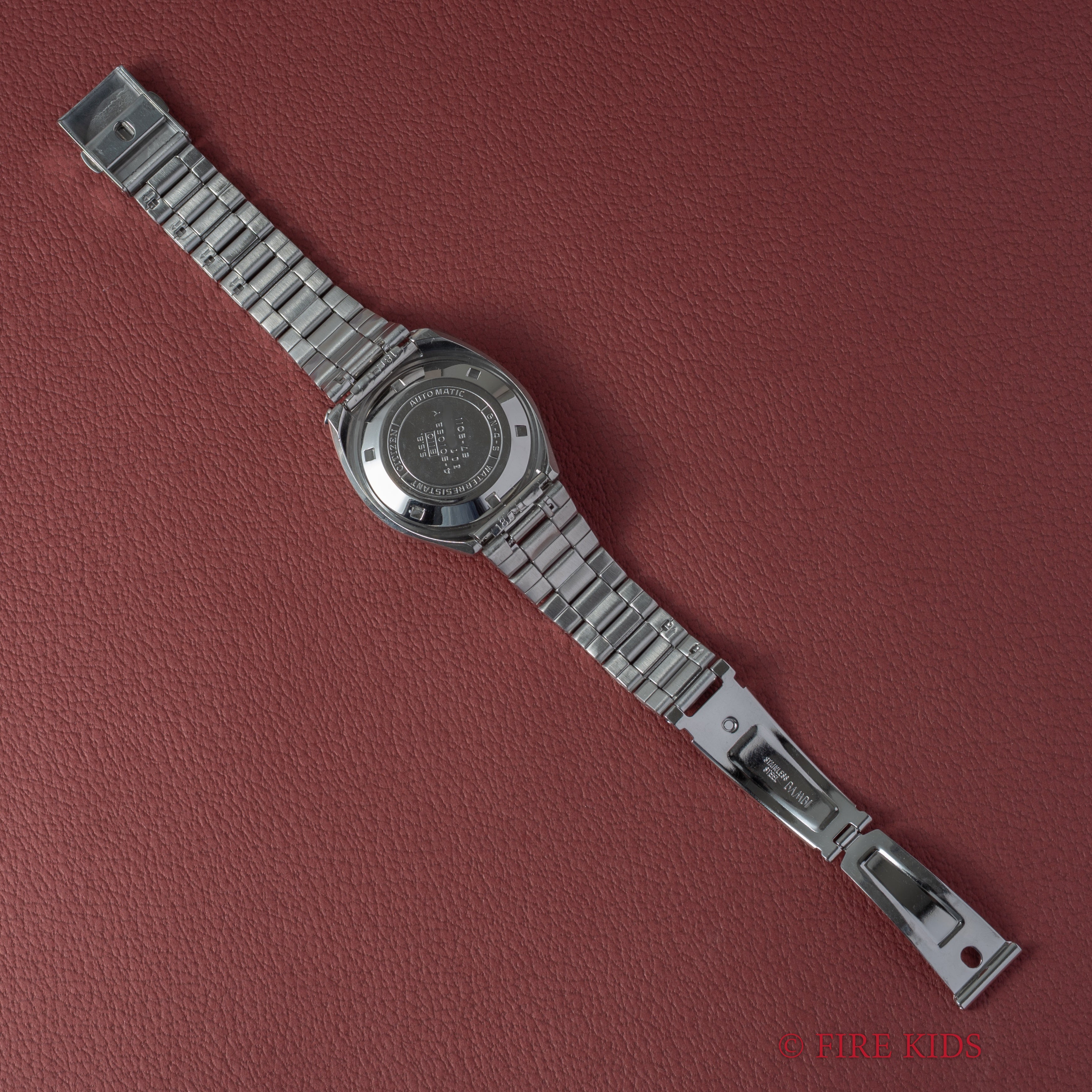 シチズン ツノクロノ チャレンジタイマー 1973年製 自動巻きクロノグラフ 社外ブレス