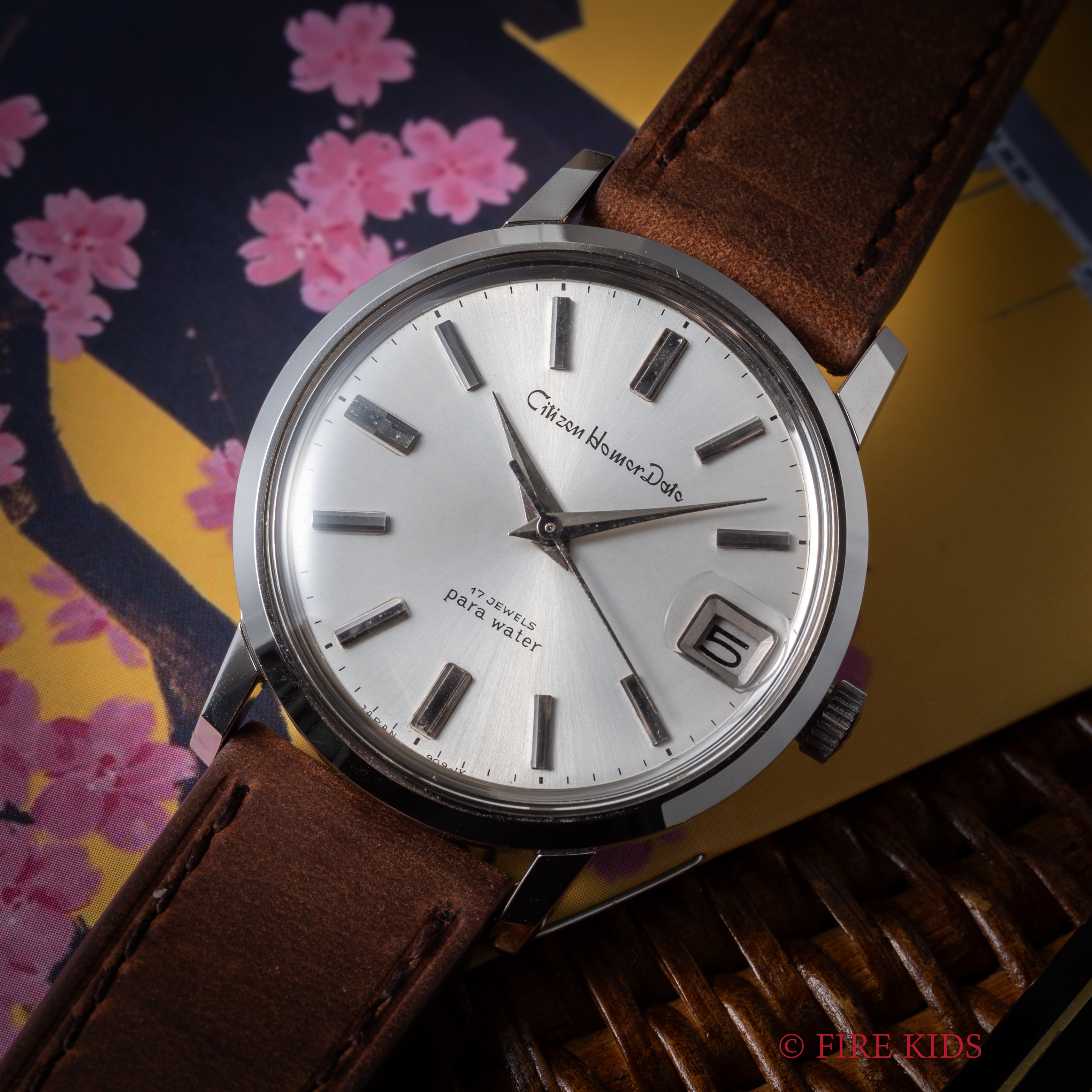 シチズン ホーマーデイト 1970年製 17石 パラウォーター 手巻き