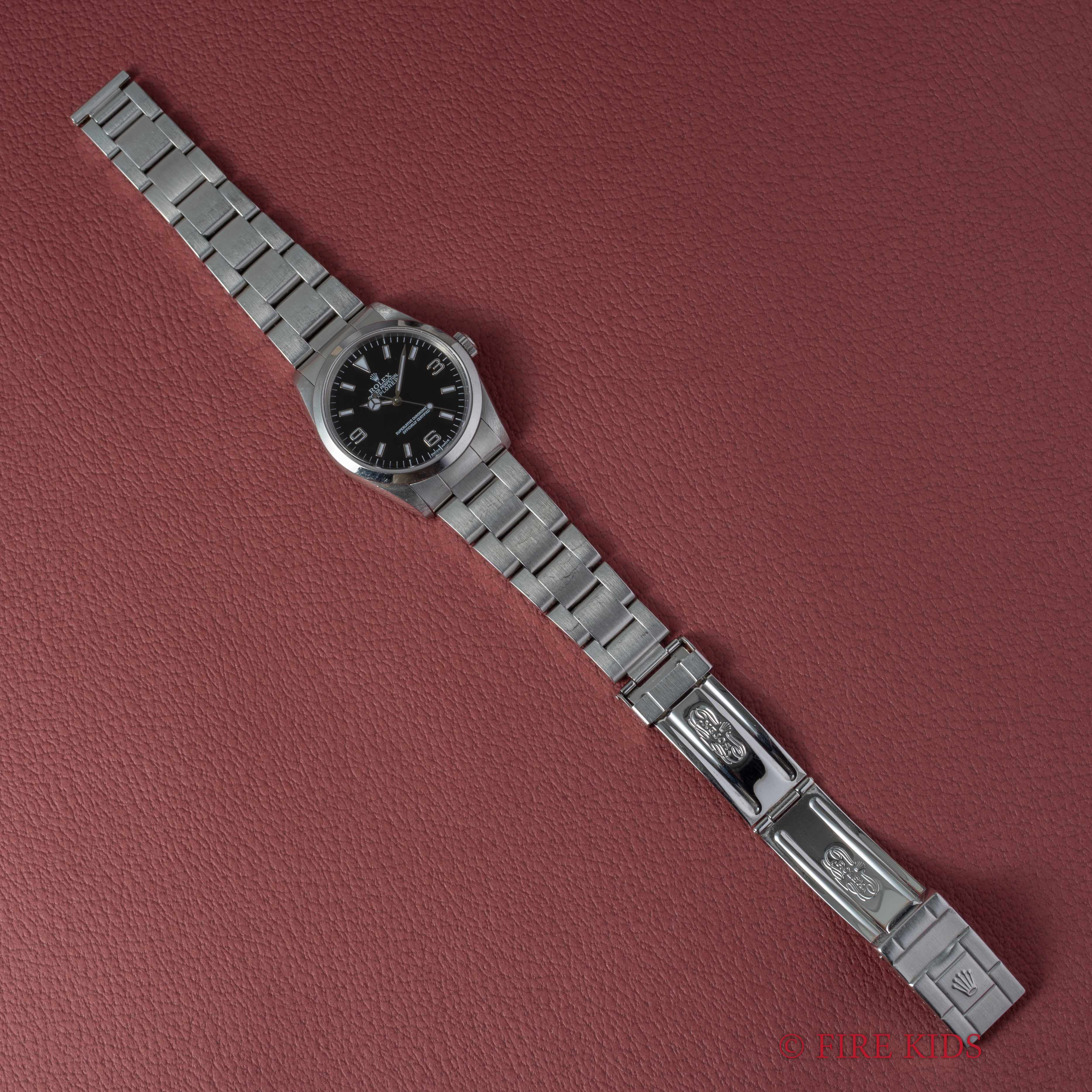 ロレックス エクスプローラー 2000年製 Ref.14270 P番 Cal.3000 自動巻 純正オイスターブレス 箱、ギャラ付き