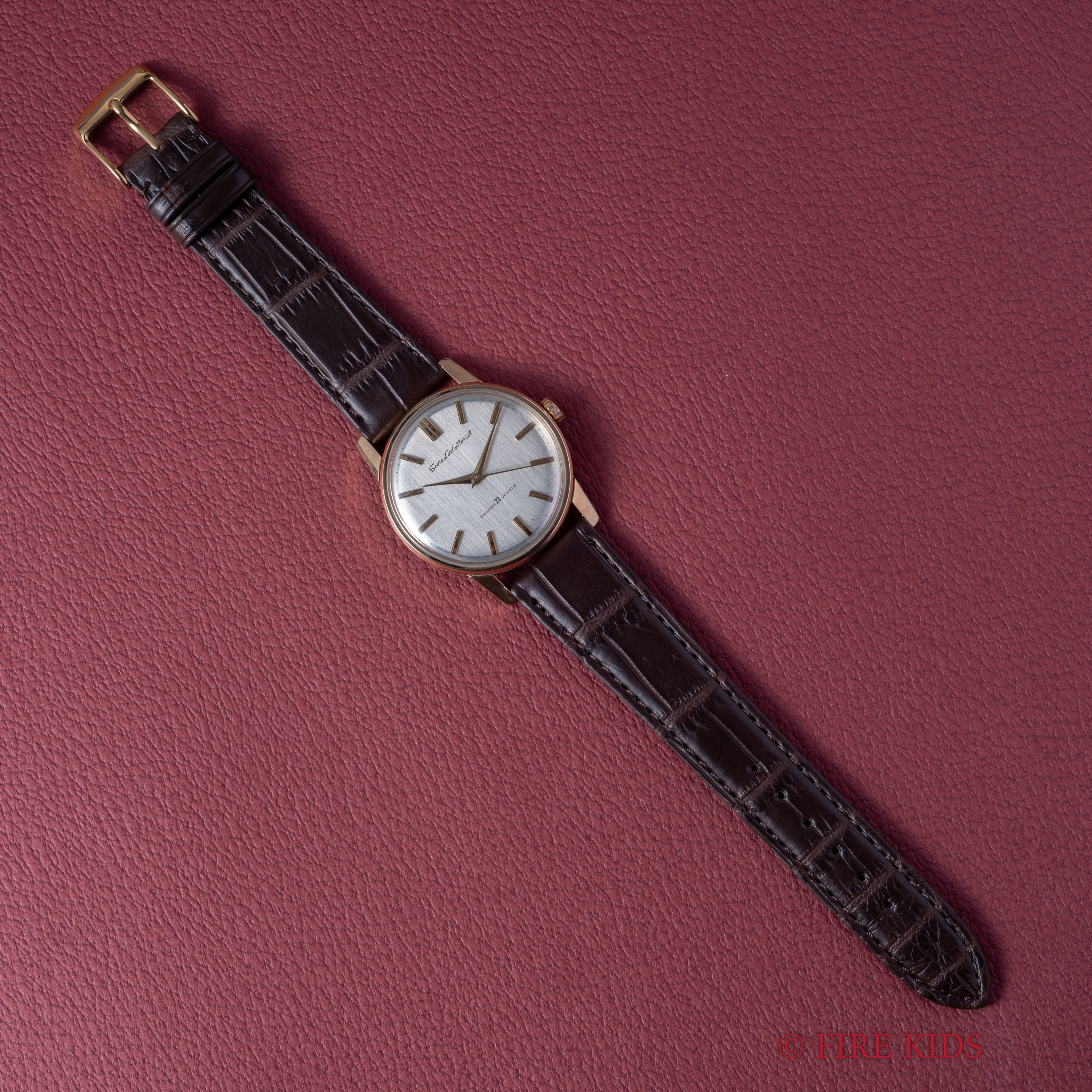 セイコー ロードマーベル 1965年製 23石ロービート手巻 Ref.5740-1990 AGFケース