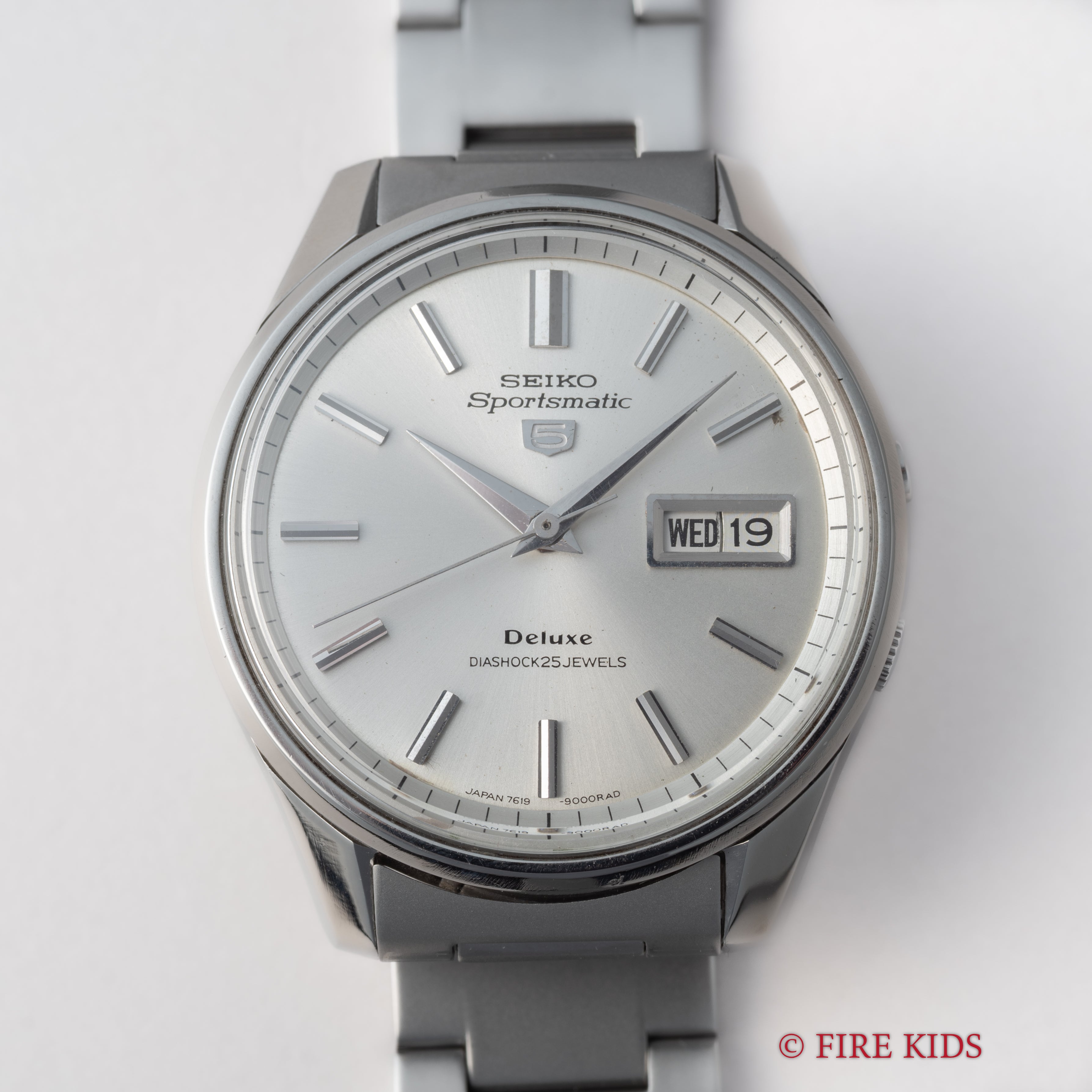 セイコー 5スポーツマチック デラックス 1966年製 自動巻 純正ステンレスブレス