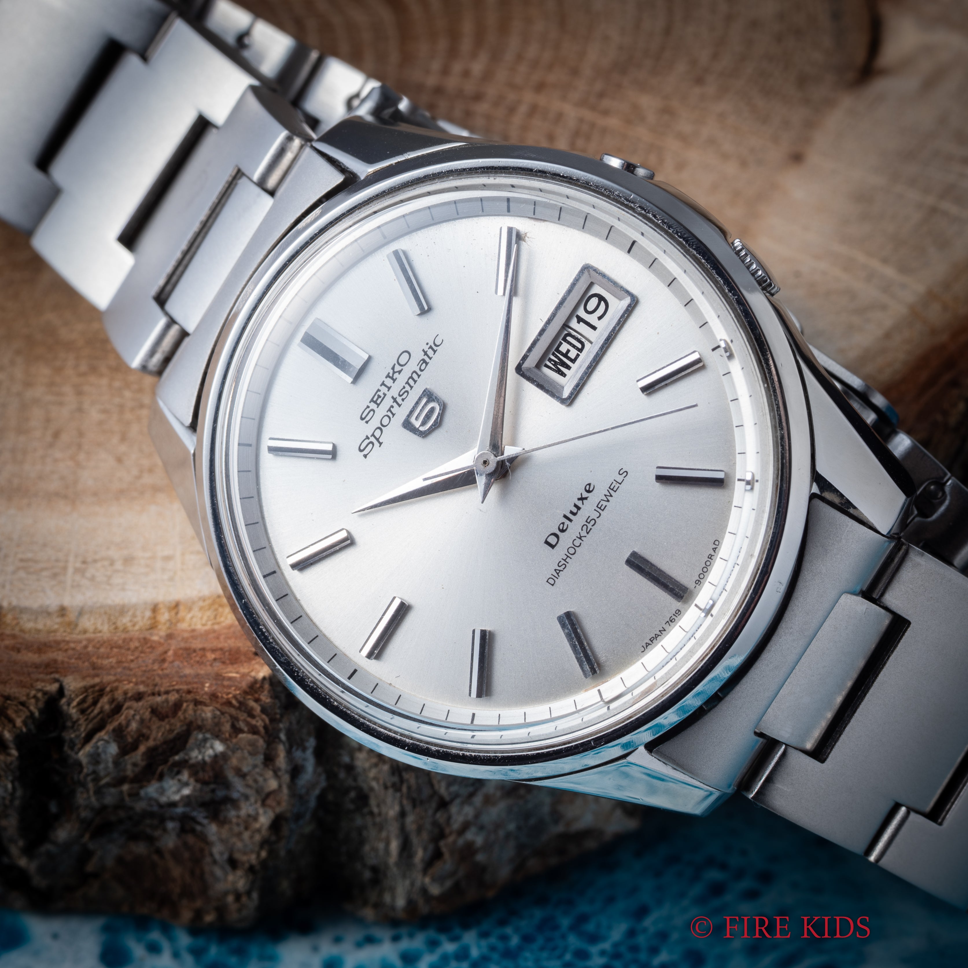 セイコー 5スポーツマチック デラックス 1966年製 自動巻 純正ステンレスブレス