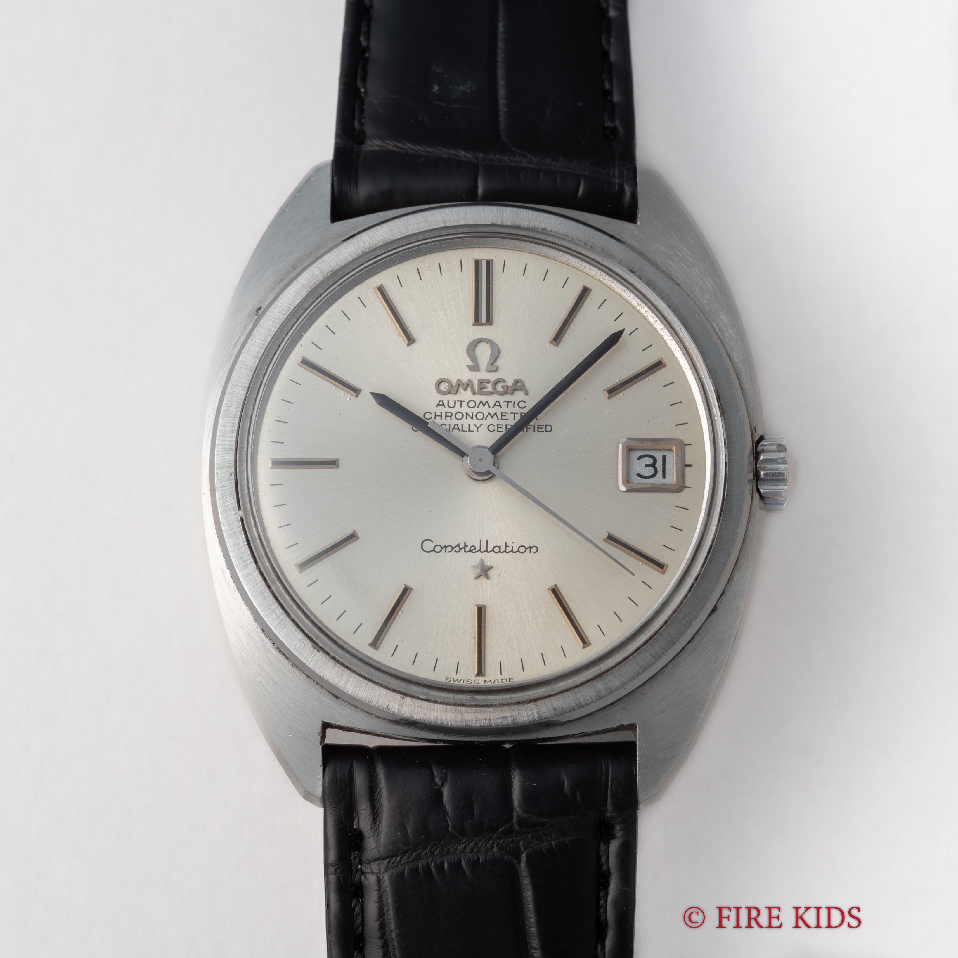 オメガ コンステレーション 1969年製 Ref.168.017 ジェンタ クロノメーター自動巻 Cal.564 純正尾錠付