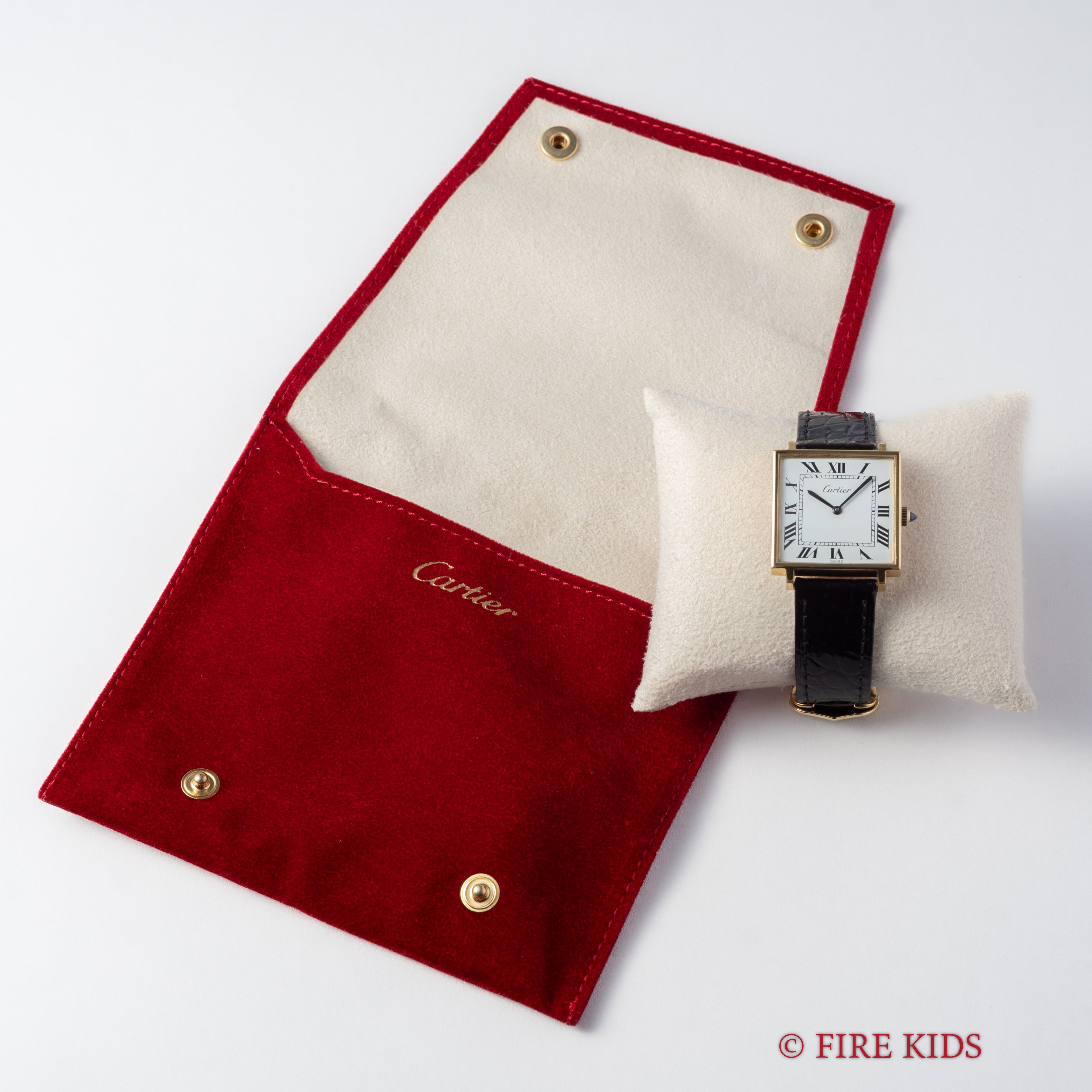 カルティエ プレマストタンク スクエア 手巻 1970年代製 ホワイトローマンダイヤル