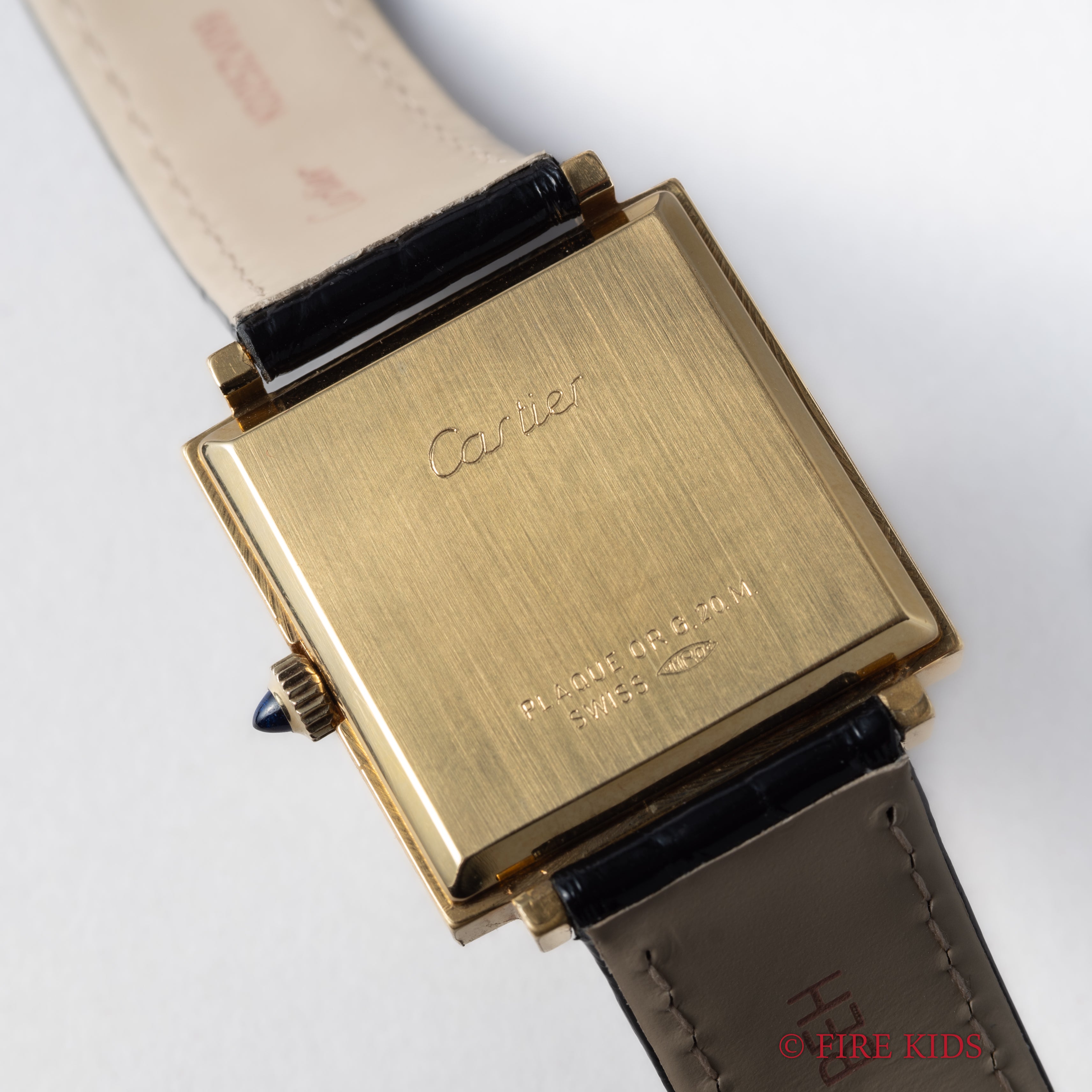 カルティエ プレマストタンク スクエア 手巻 1970年代製 ホワイトローマンダイヤル