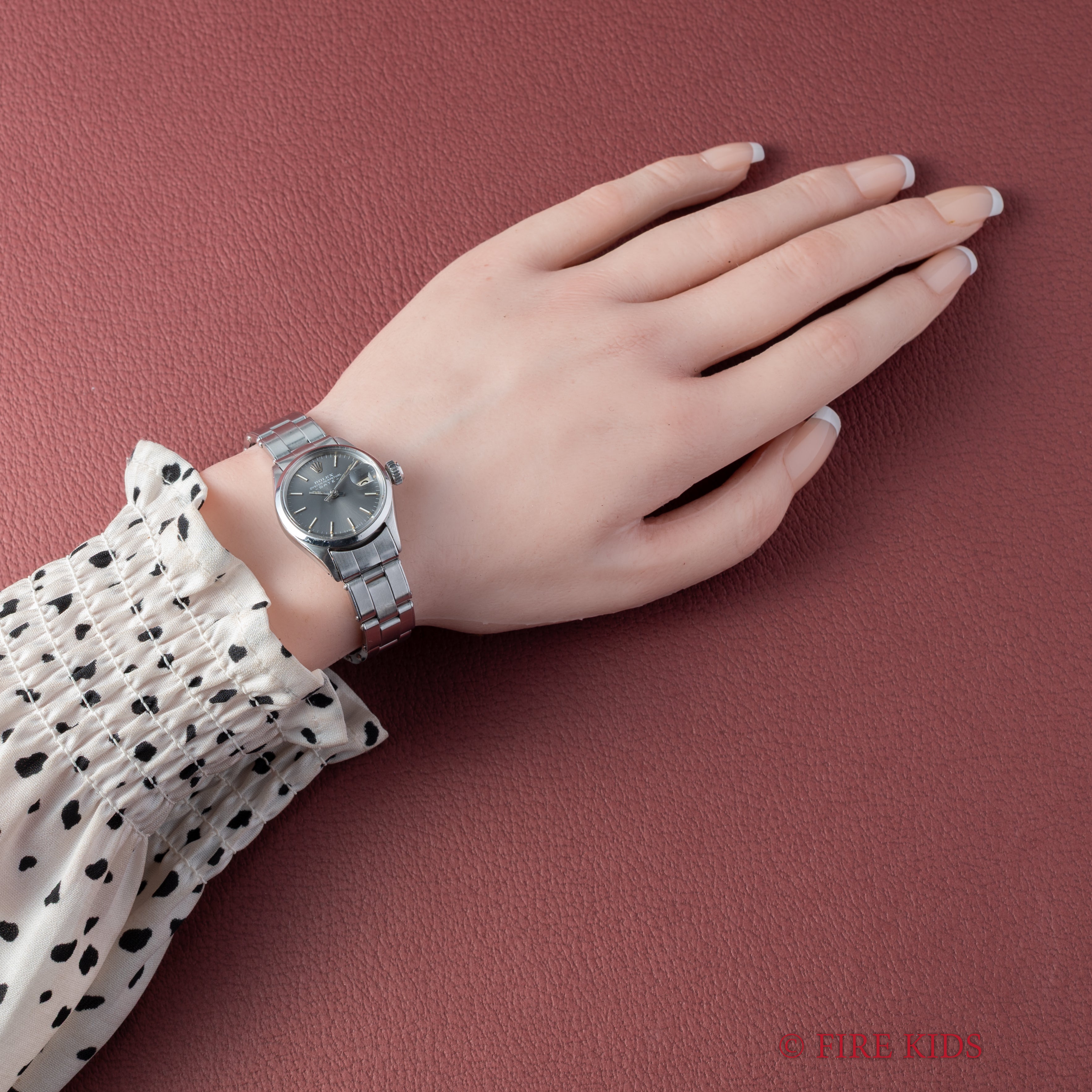 ロレックス レディース 1968年製 Ref.6516 オイスターパーペチュアルデイト グレーダイヤル