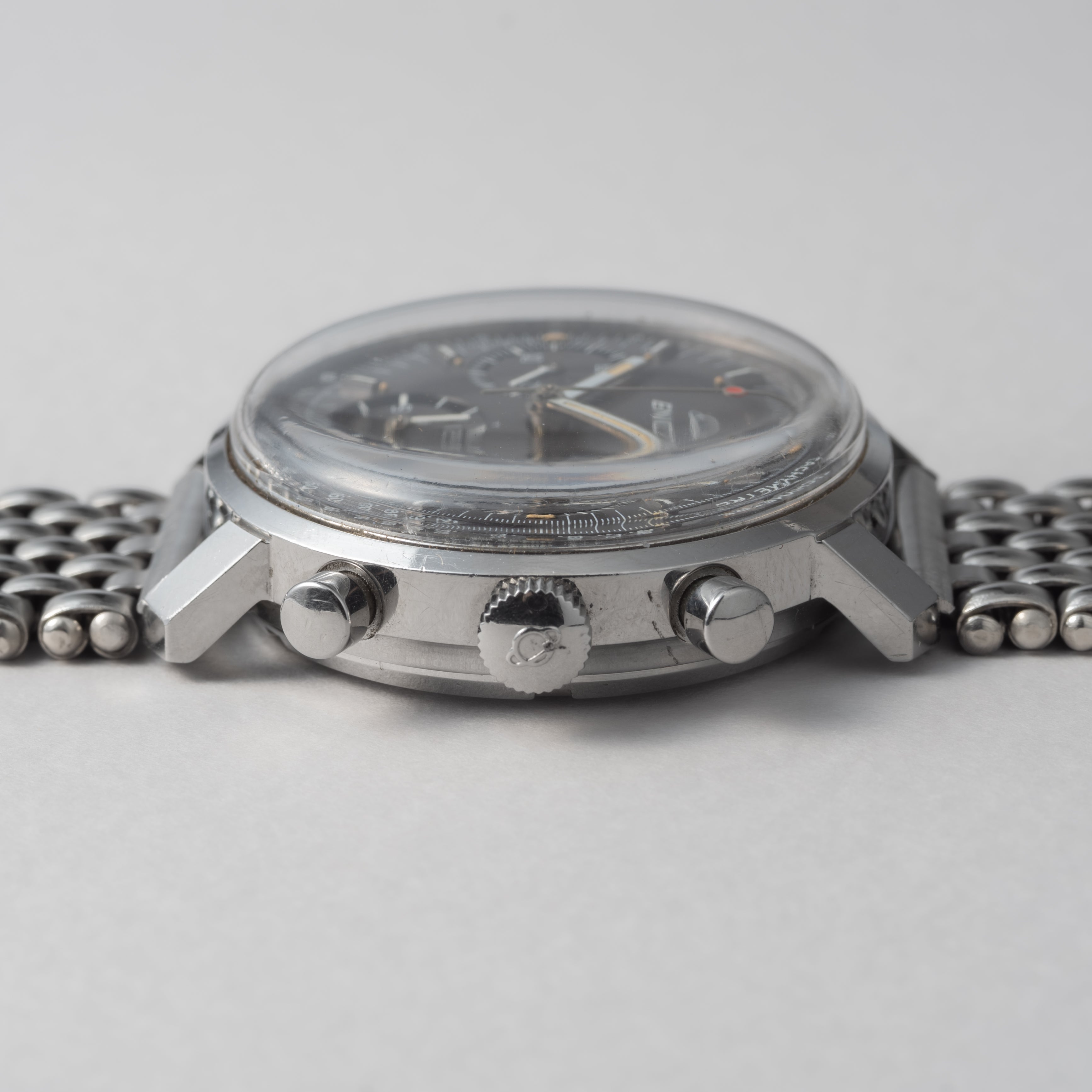 エニカ バルジュー72搭載クロノグラフ ガルニクス 1960年代製 手巻 社外ライスブレス