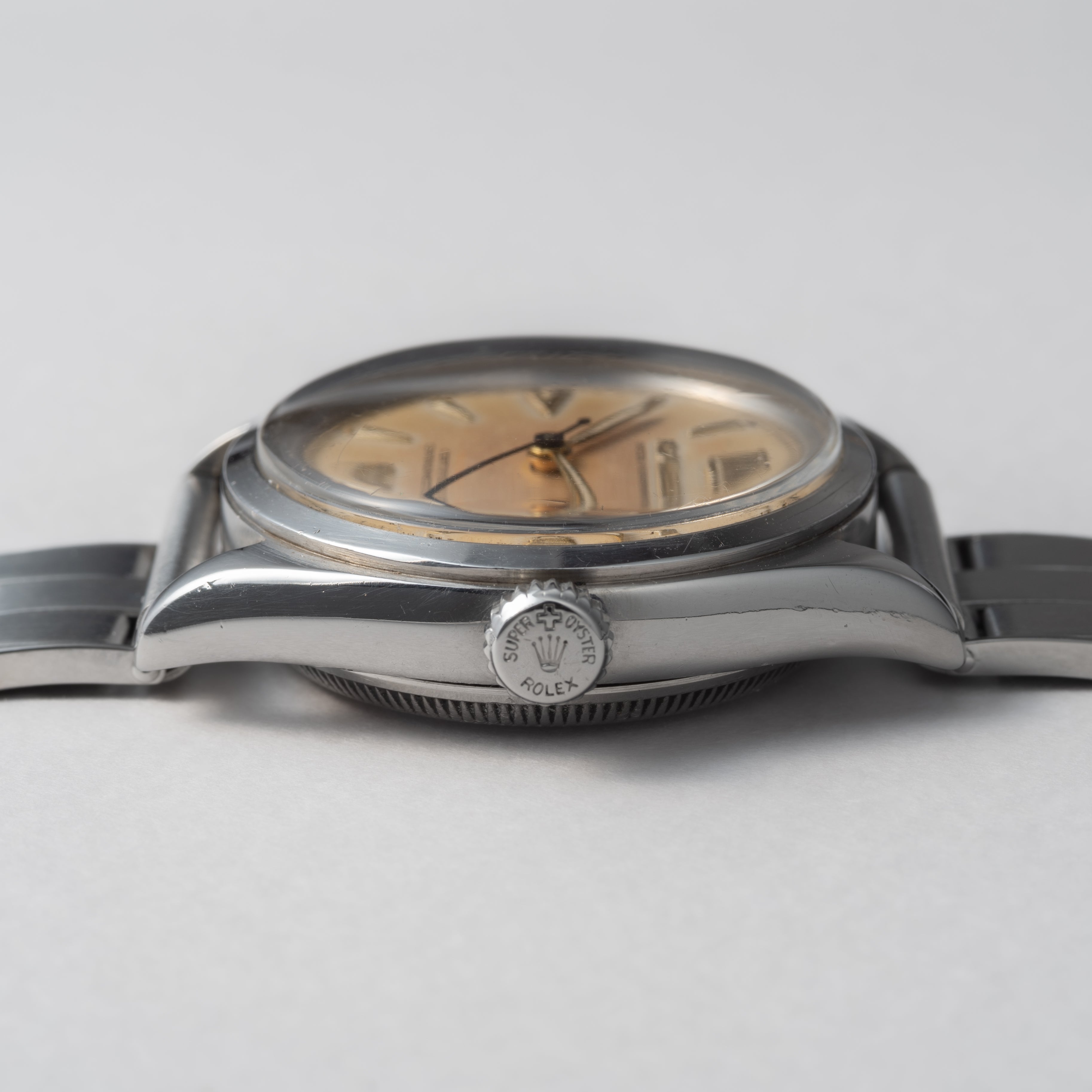 ロレックス セミバブルバック Ref.6084 1951年製 オイスターパーペチュアル 自動巻きスーパーオイスターリューズ
