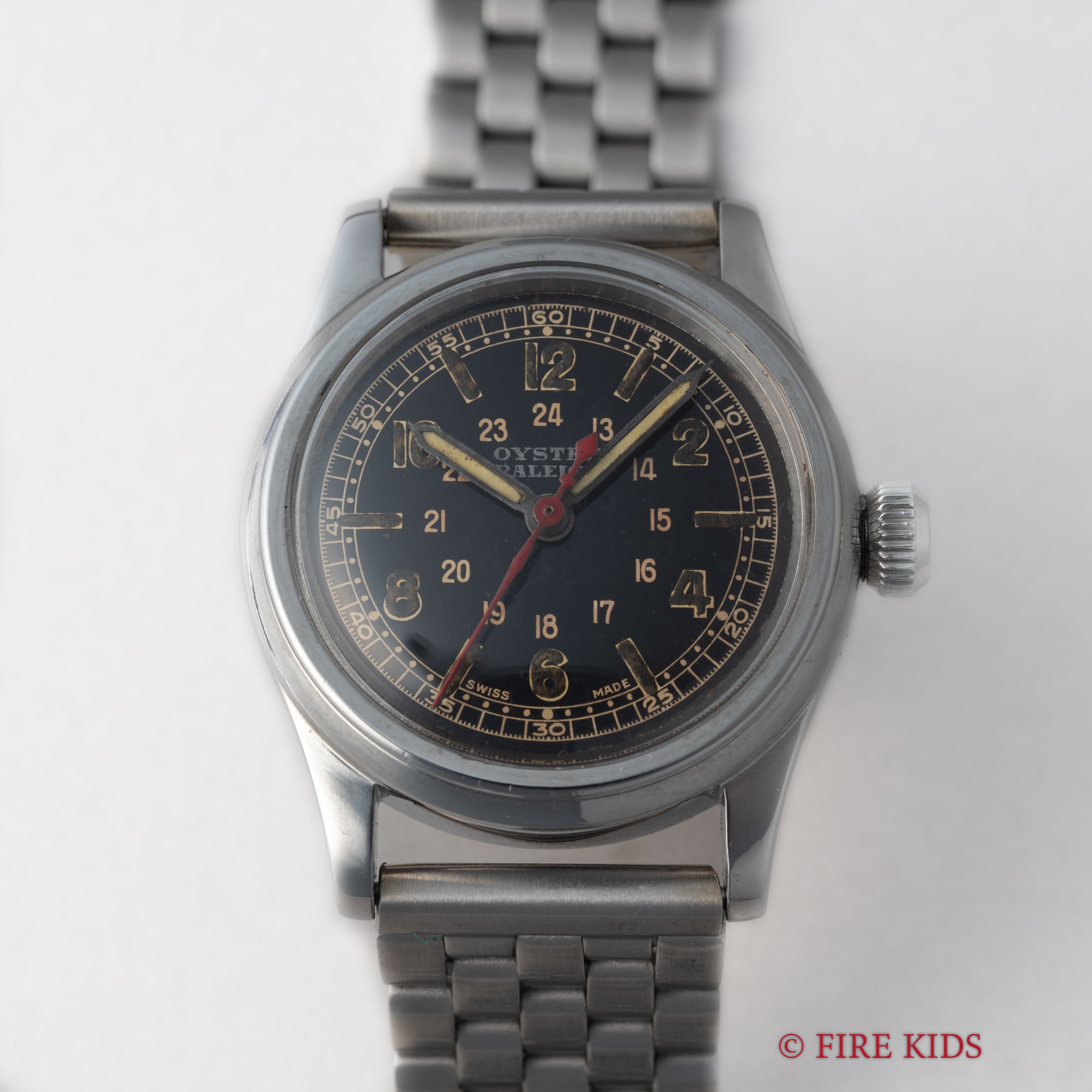 オイスター ラーレー 1942年製 手巻き Ref.3478 ブラックマジェスティックダイヤル