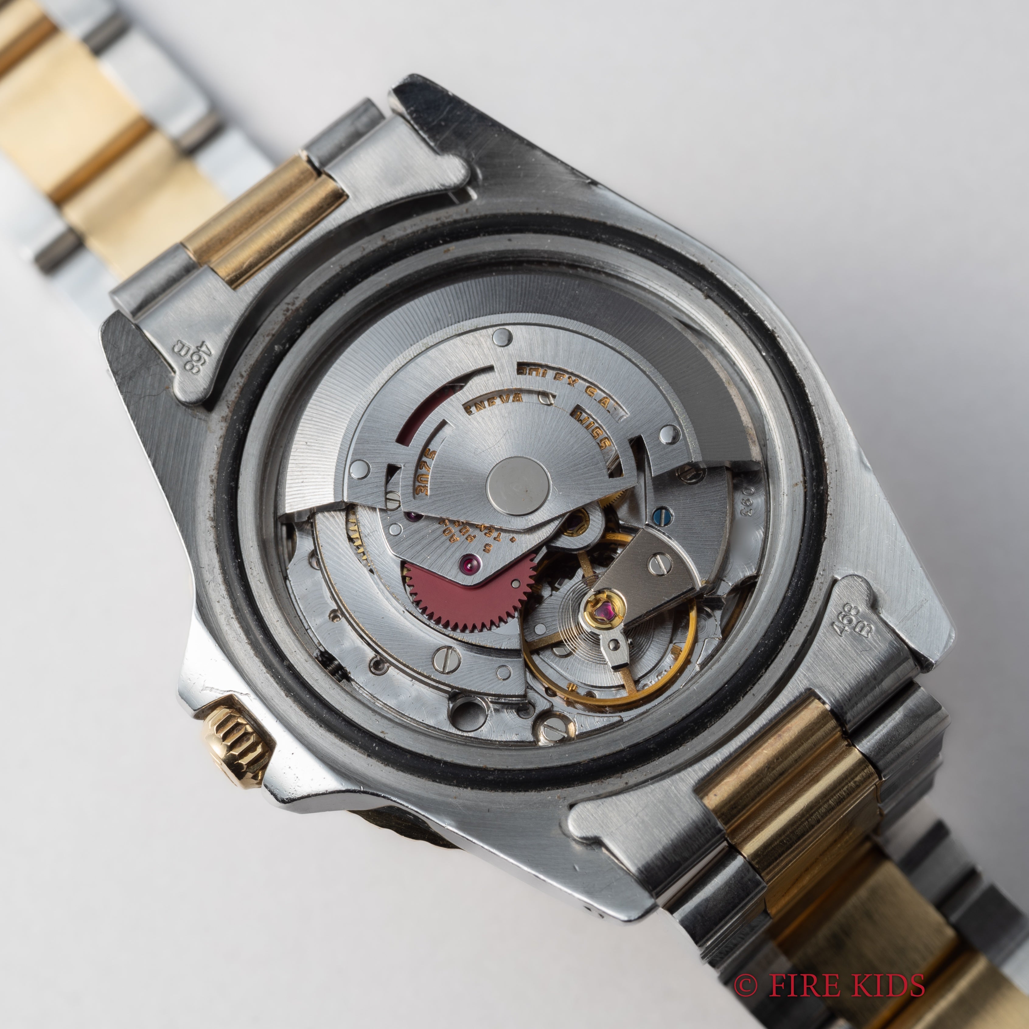 ロレックス 1981年製GMTマスター コンビ 茶ツボ Ref.16753 ルートビア 3連コンビオイスターブレス