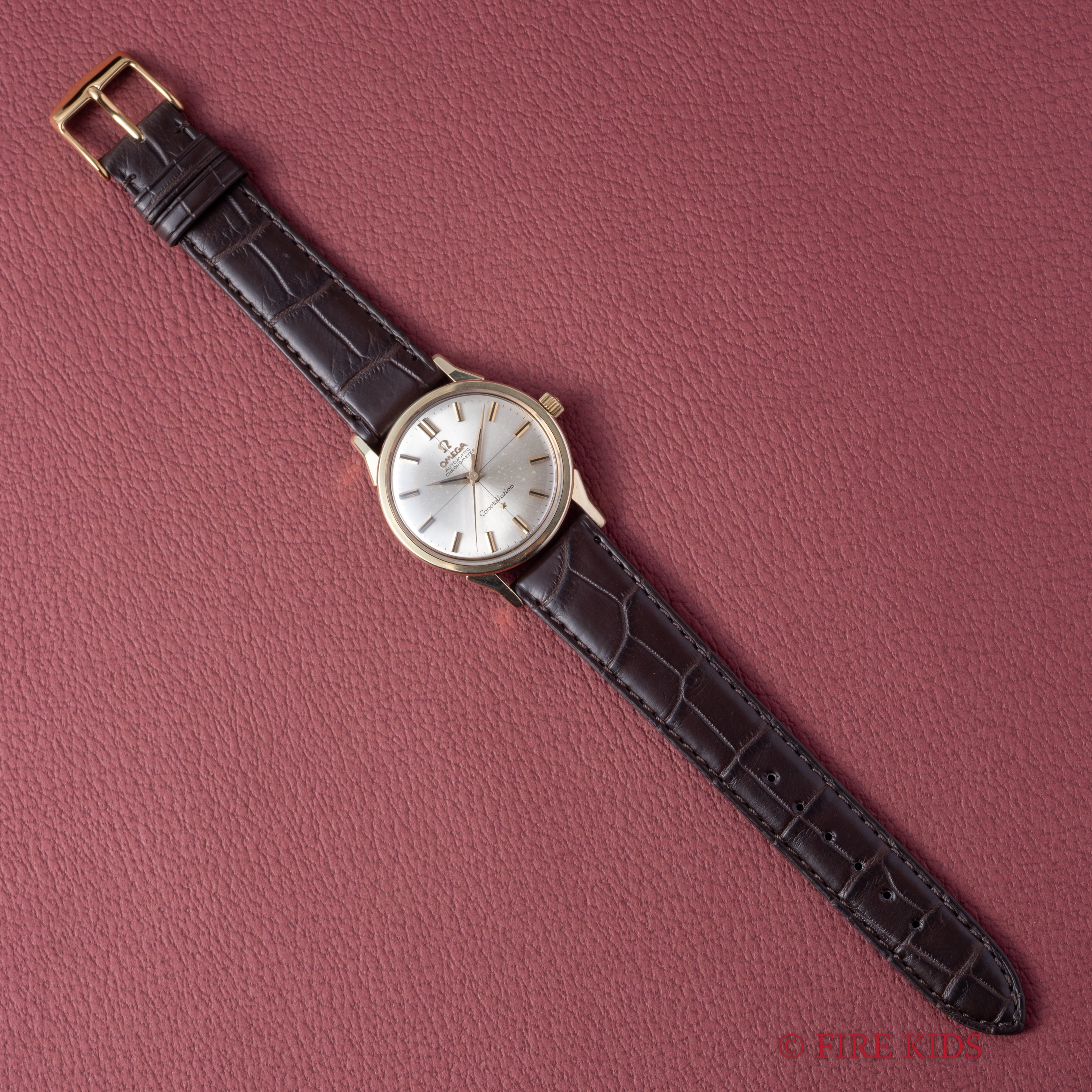 オメガ コンステレーション クロスライン 1961年製 Ref.14900.61.SC ノンデイト トップゴールドケース