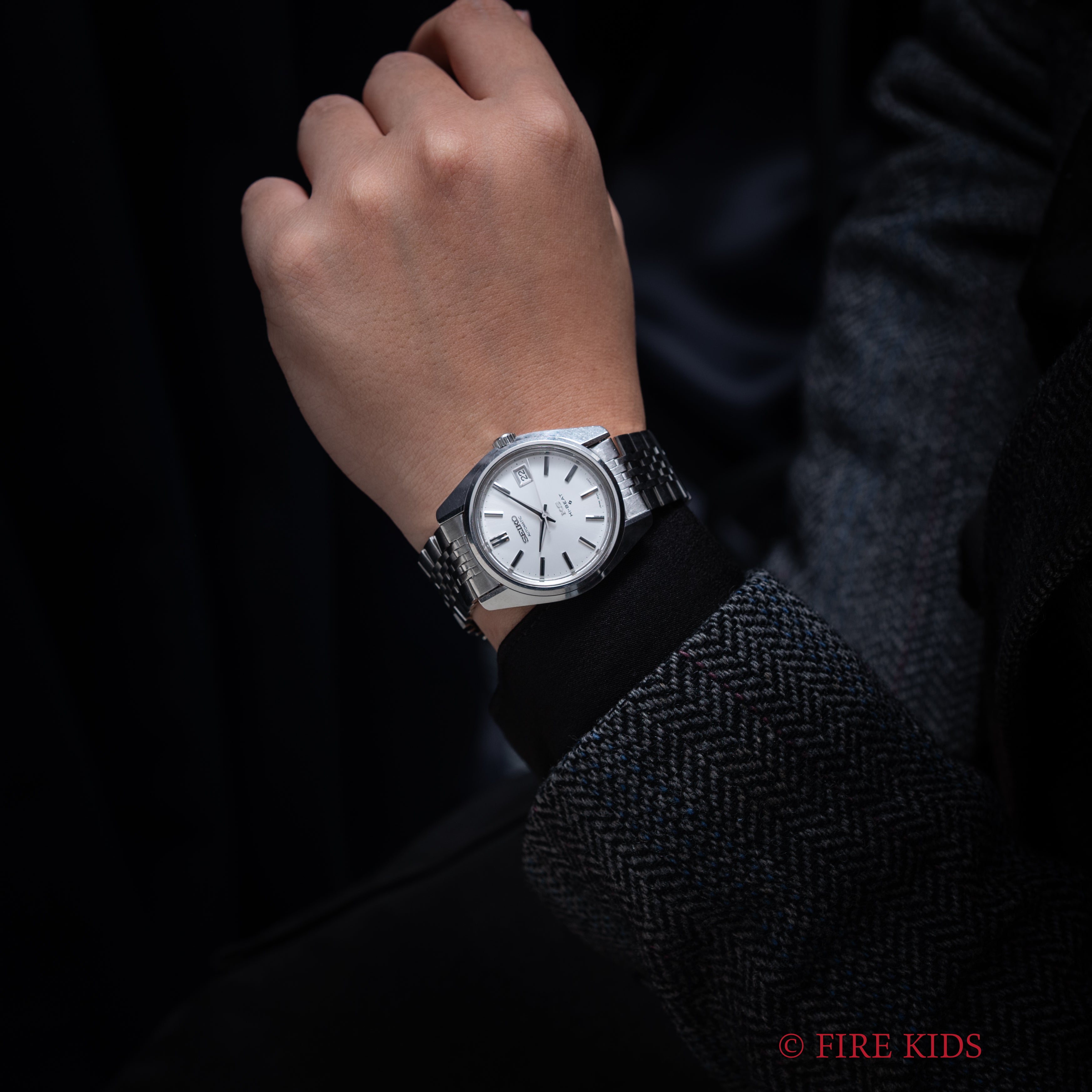 キングセイコー 1971年製 ハイビート自動巻き Ref.5625-7000 56KS 純正KSブレス