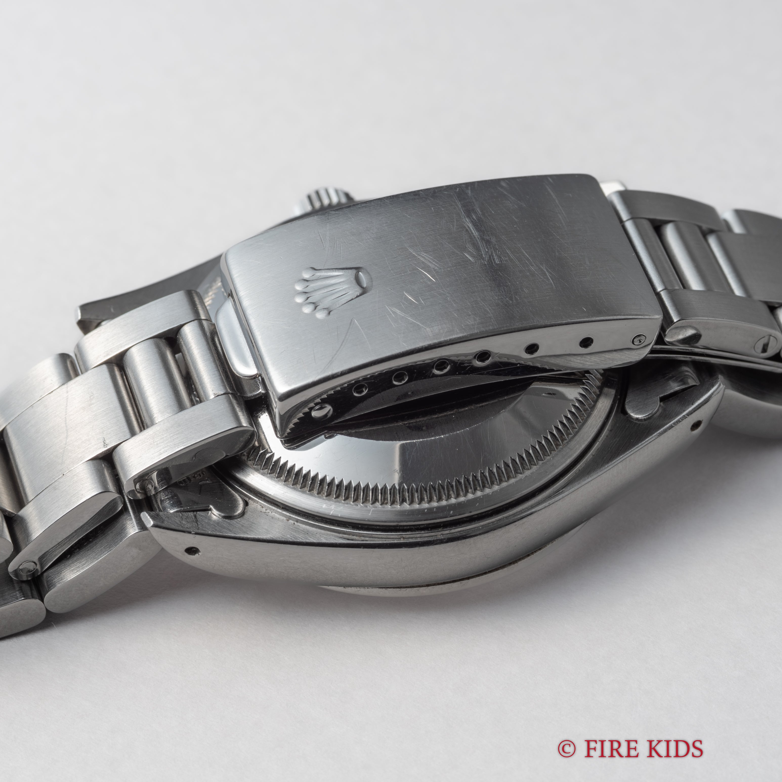 ロレックス 1989~1990年製 ホワイトローマンダイヤル オイスターパーペチュアルデイト Ref.15200 ギャラ、タグ付き