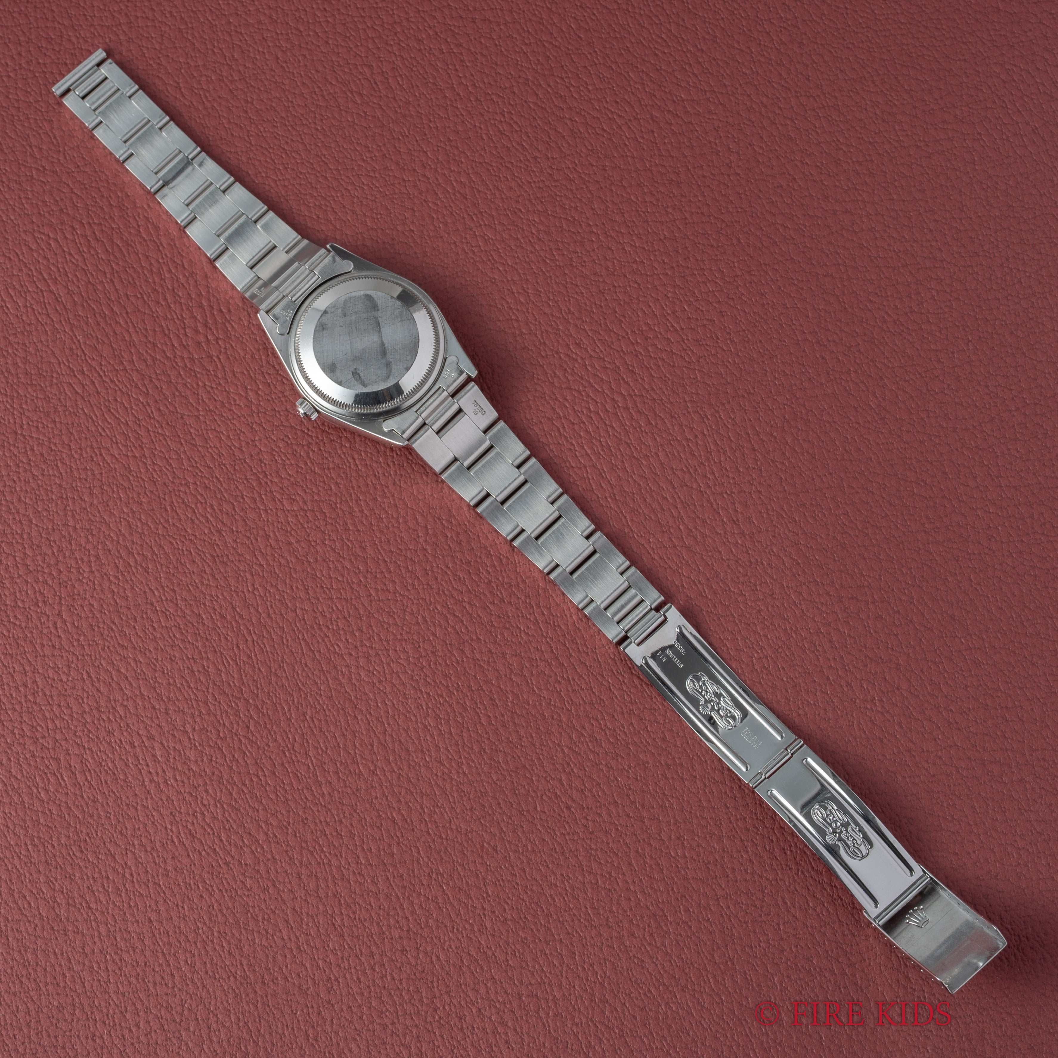 ロレックス 1989~1990年製 ホワイトローマンダイヤル オイスターパーペチュアルデイト Ref.15200 ギャラ、タグ付き