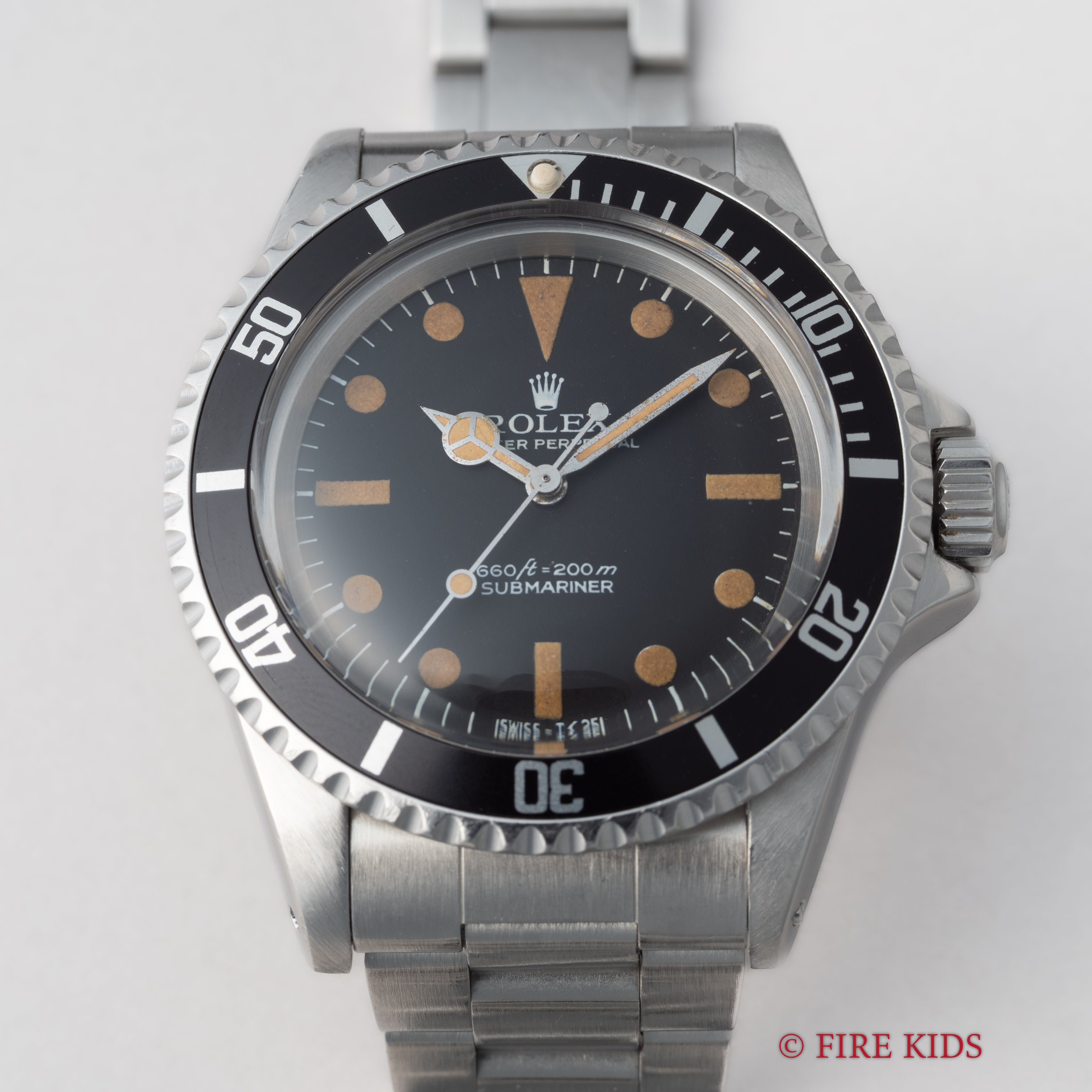 ロレックス サブマリーナー 1977年製 プレコメックス Ref.5513 自動巻 純正ブレス