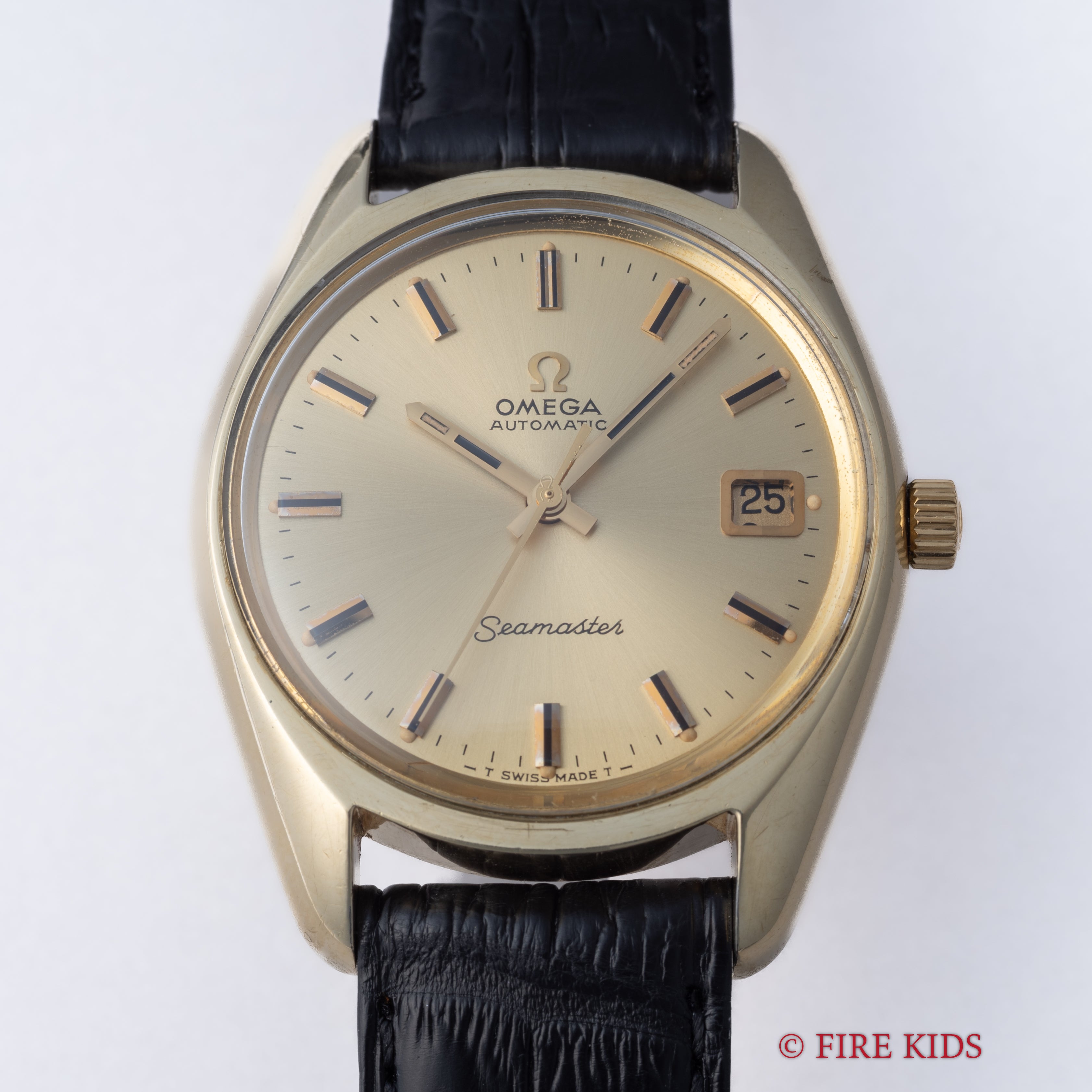 オメガ シーマスター 1971年製 オートマチック Cal.565 Ref.166.067 トップゴールドケース