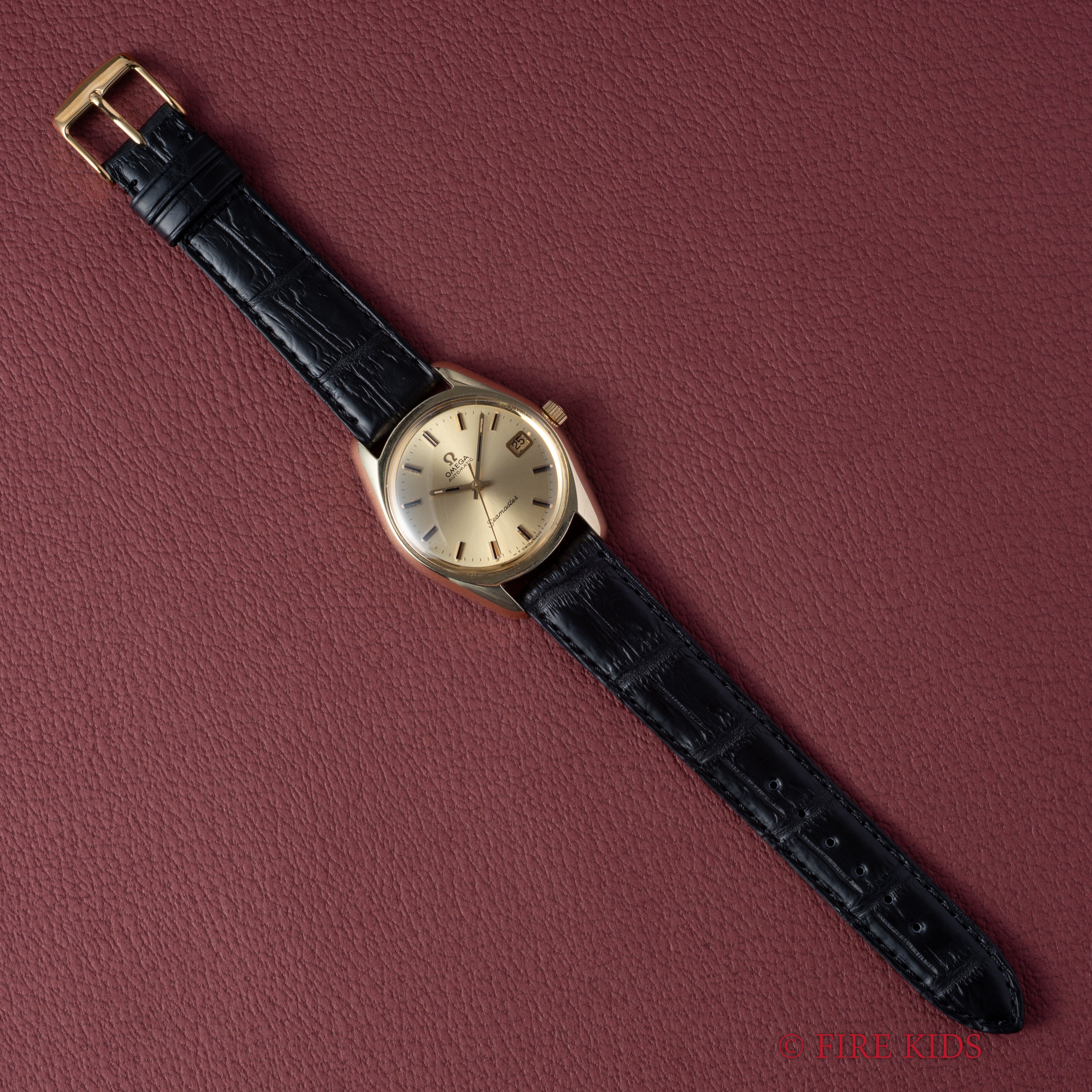 オメガ シーマスター 1971年製 オートマチック Cal.565 Ref.166.067 トップゴールドケース