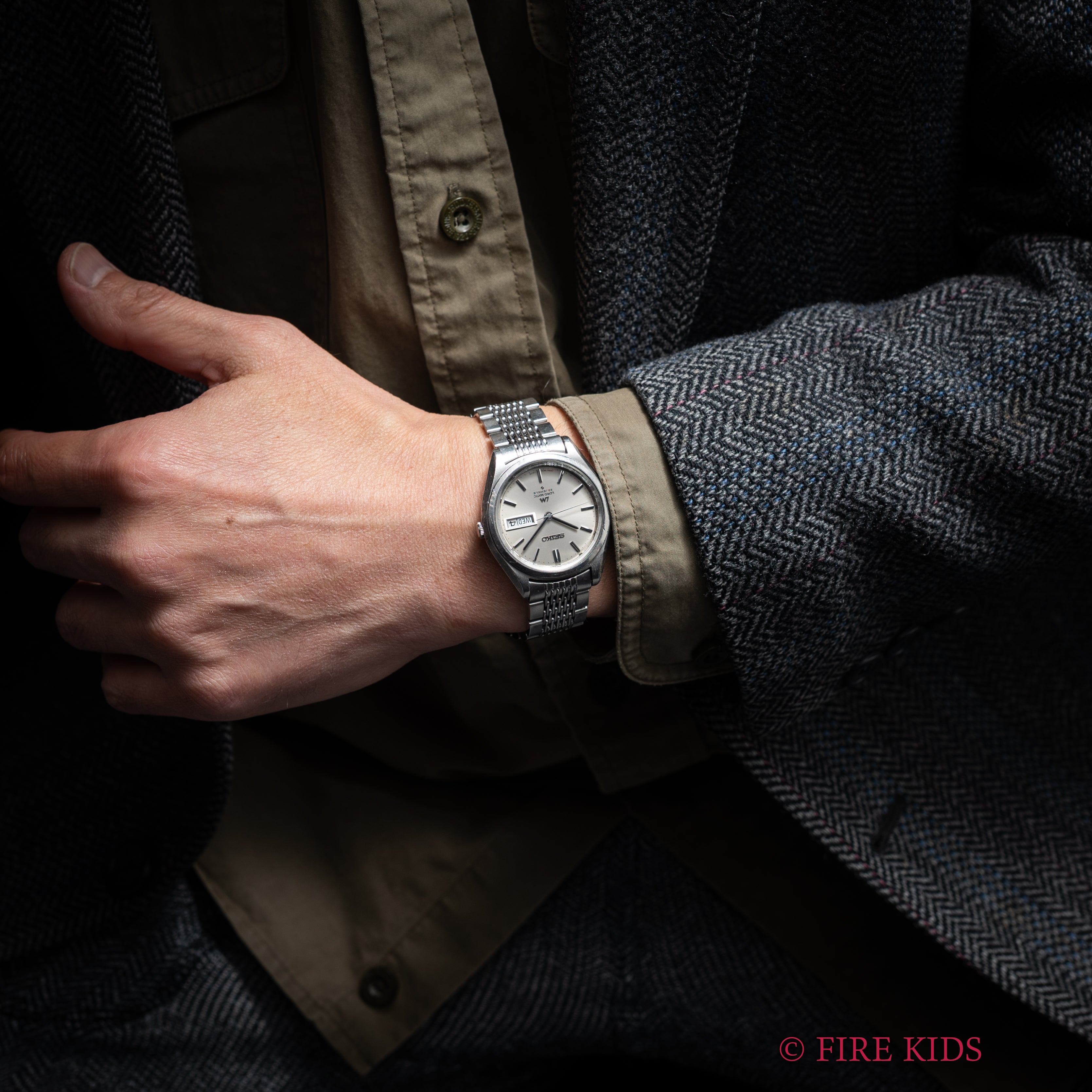 セイコー LM Ref.5606-7070 1971年製 自動巻き 純正ブレス付き