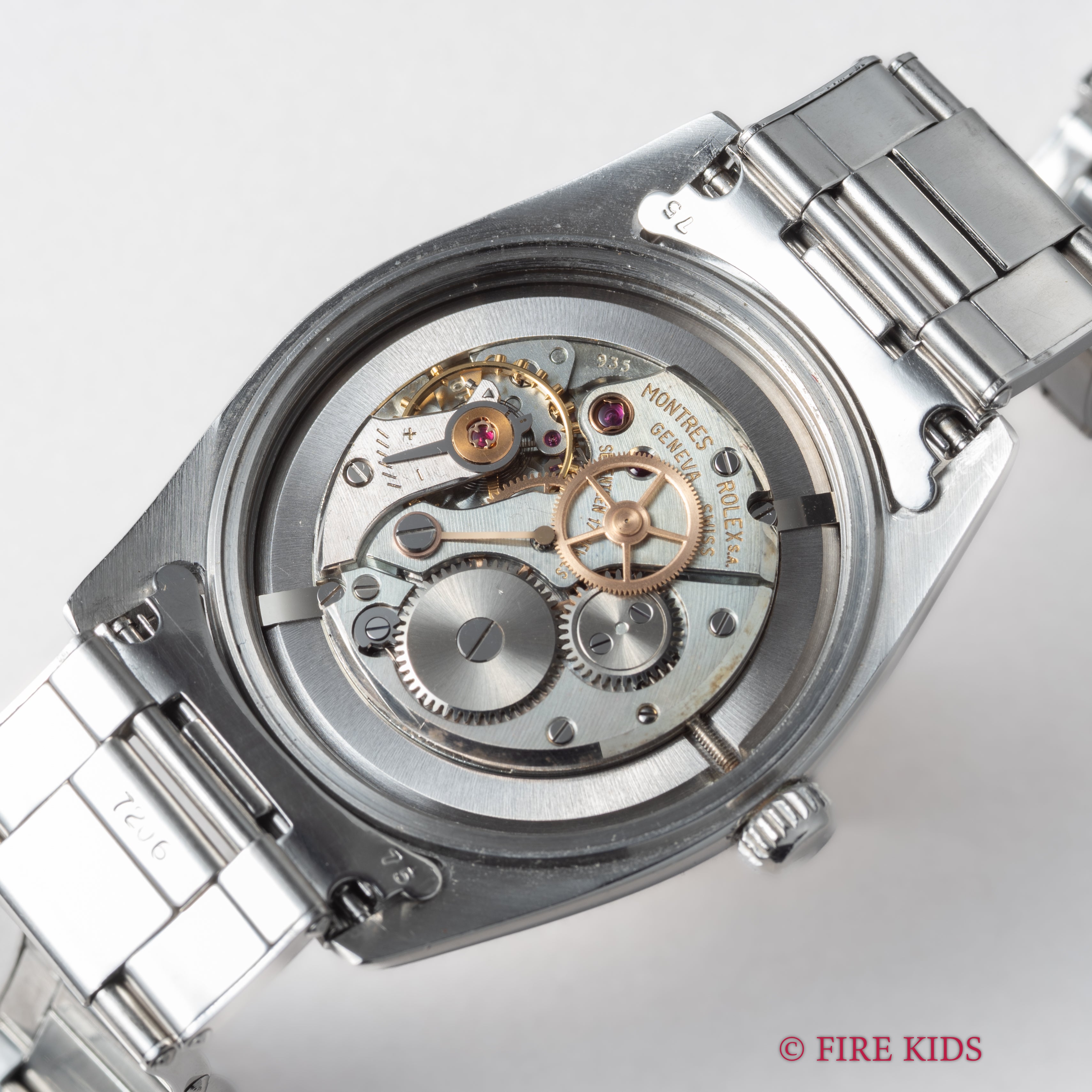 ロレックス オイスター 1964年製 ビッグケース 手巻き Ref.6424 グレーダイヤル