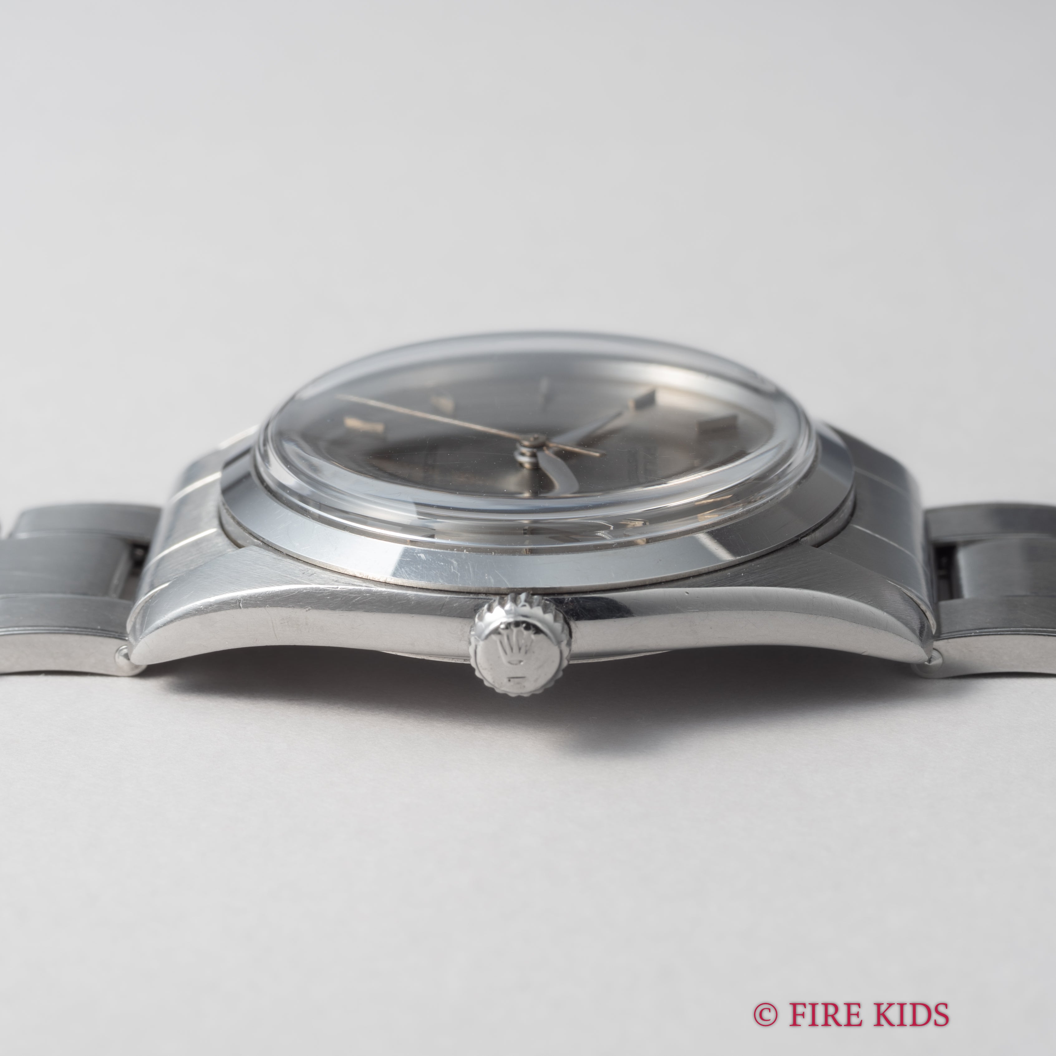 ロレックス オイスター 1964年製 ビッグケース 手巻き Ref.6424 グレーダイヤル