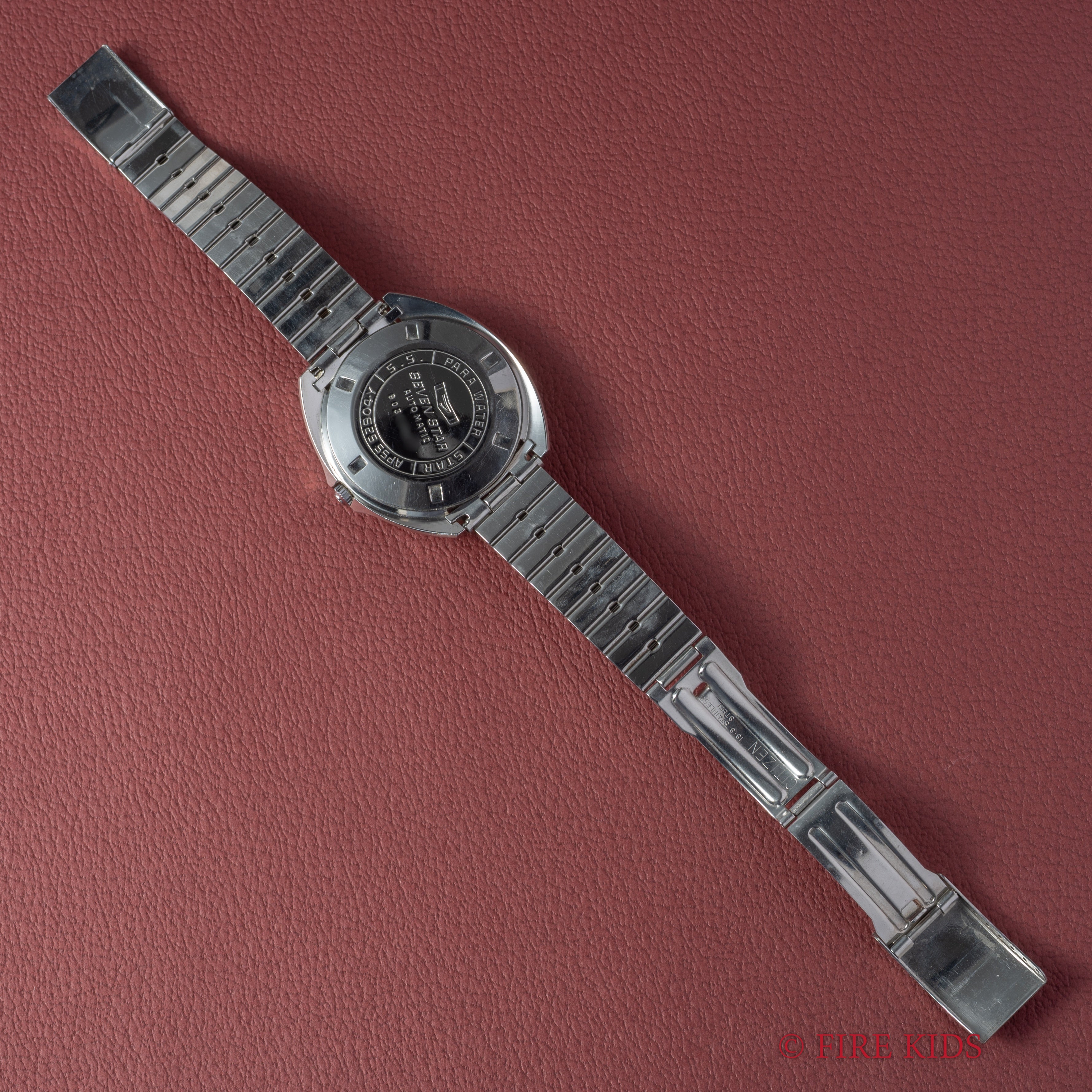 シチズン セブンスター100mダイバー ブラックダイヤル 1969年製 純正ステンレスブレス