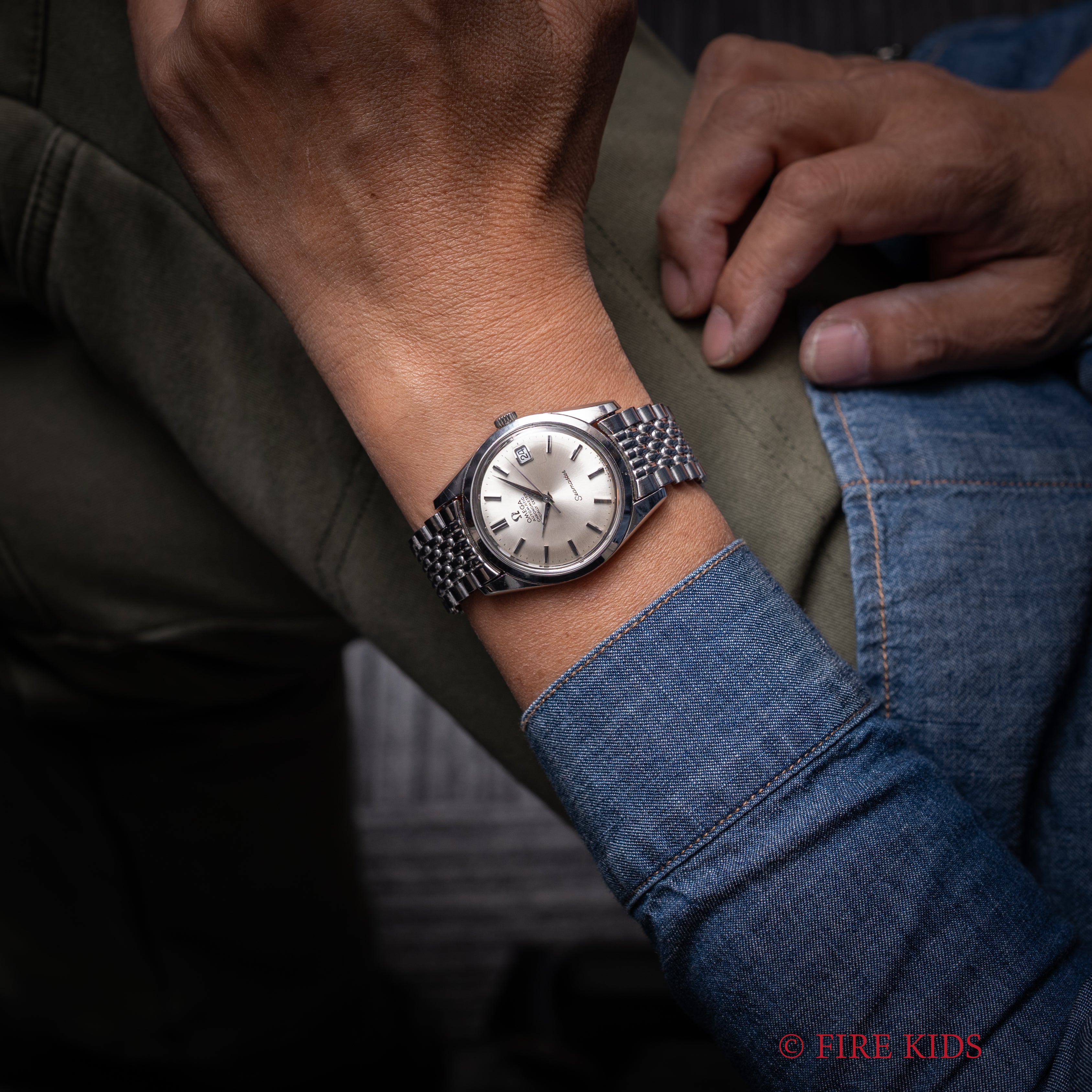 オメガ シーマスター クロノメーター 1969年製 自動巻 Cal.564 純正ライスブレス