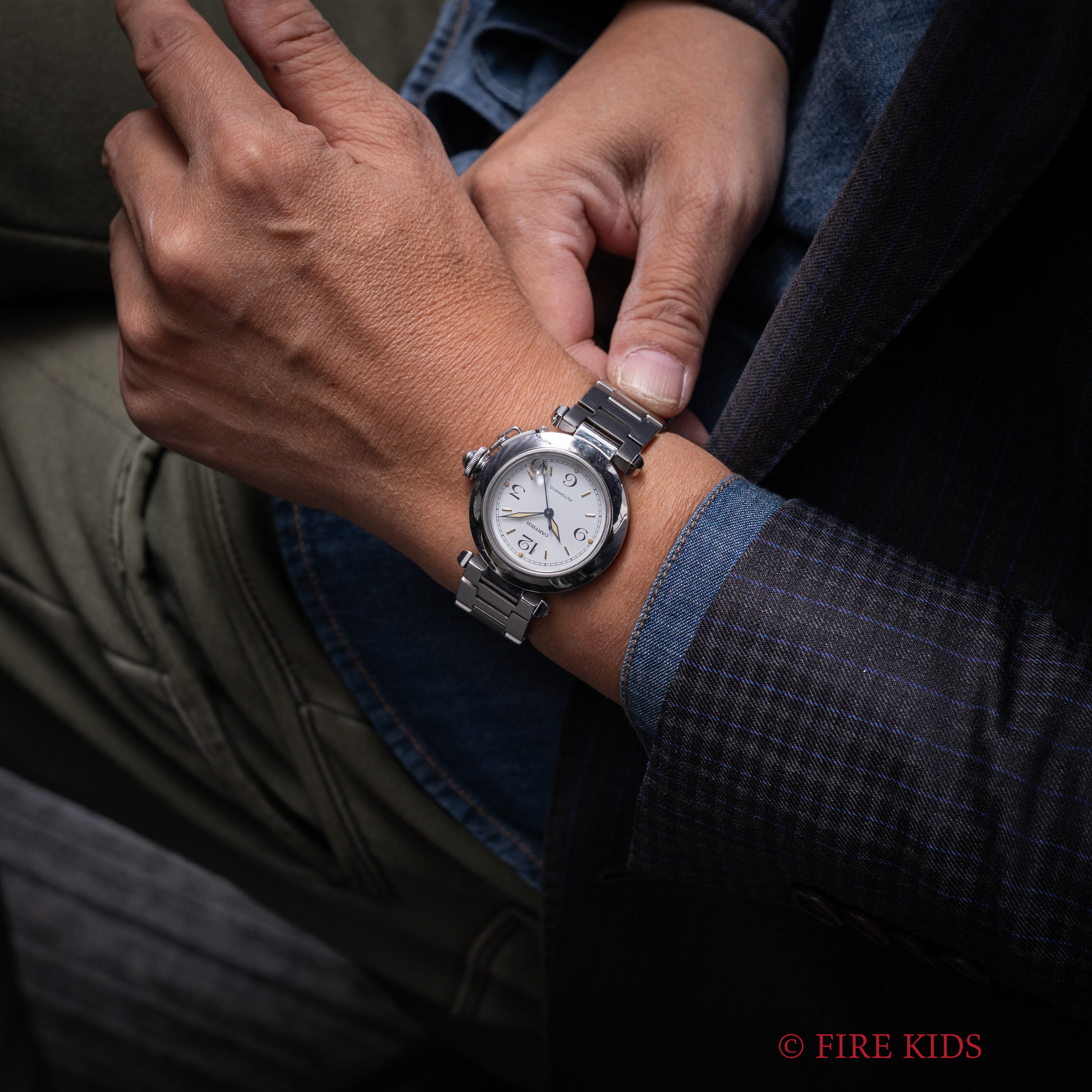 カルティエ パシャC 1990年代製 Ref.2324 ホワイトダイヤル