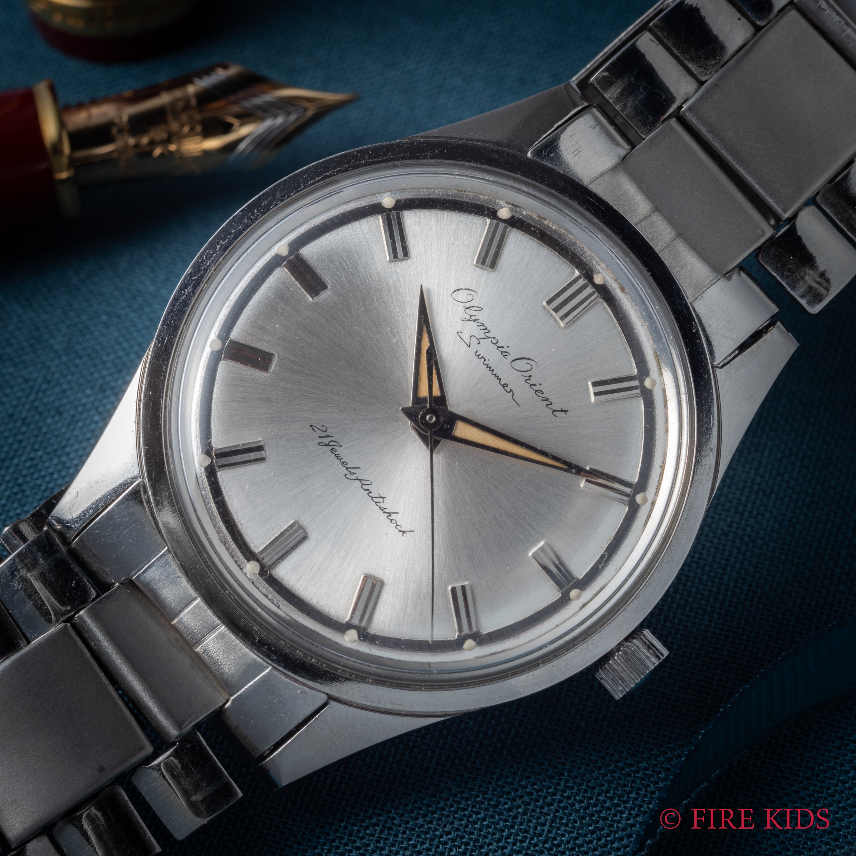 オリンピアオリエント スイマー 21石 手巻き 1960年代製 Ref.119909