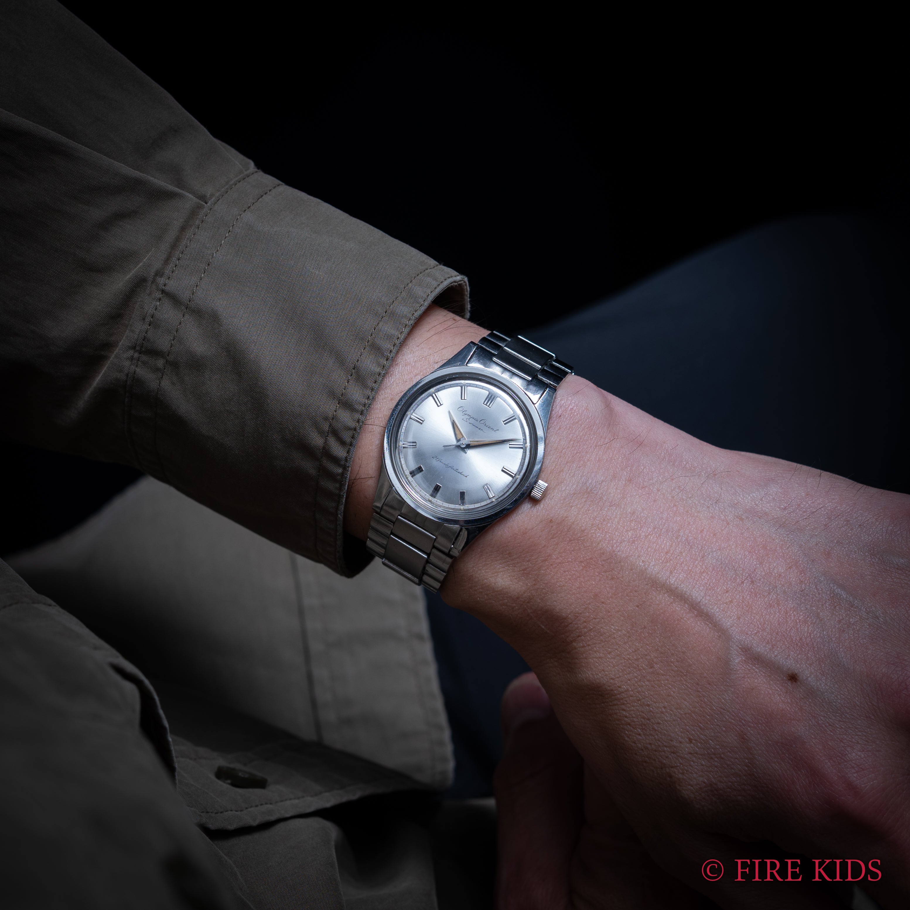 オリンピアオリエント スイマー 21石 手巻き 1960年代製 Ref.119909